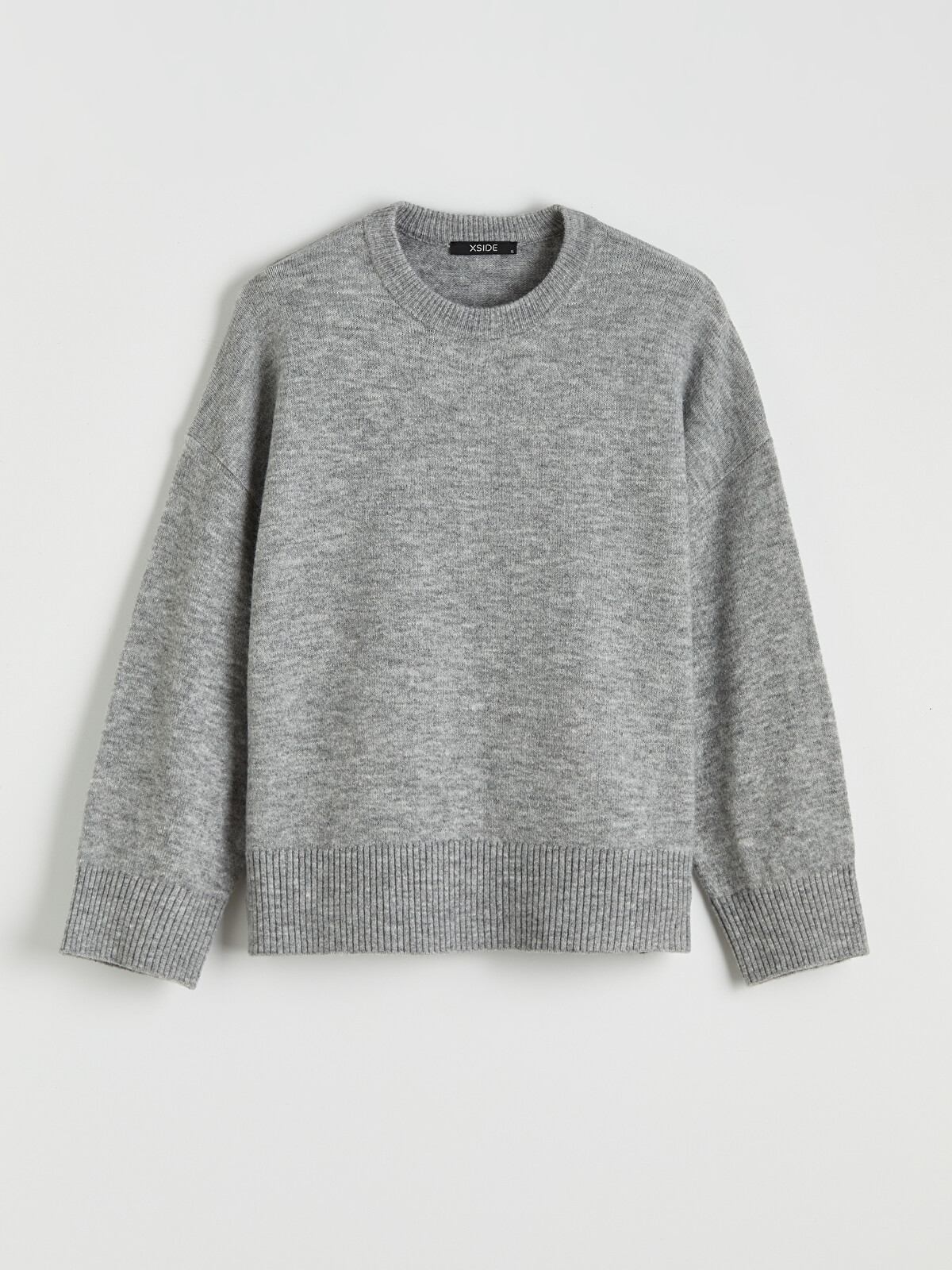 XSIDE Women's Crew Neck Knit Sweater - S6IB11Z8-LAL | LC Waikiki