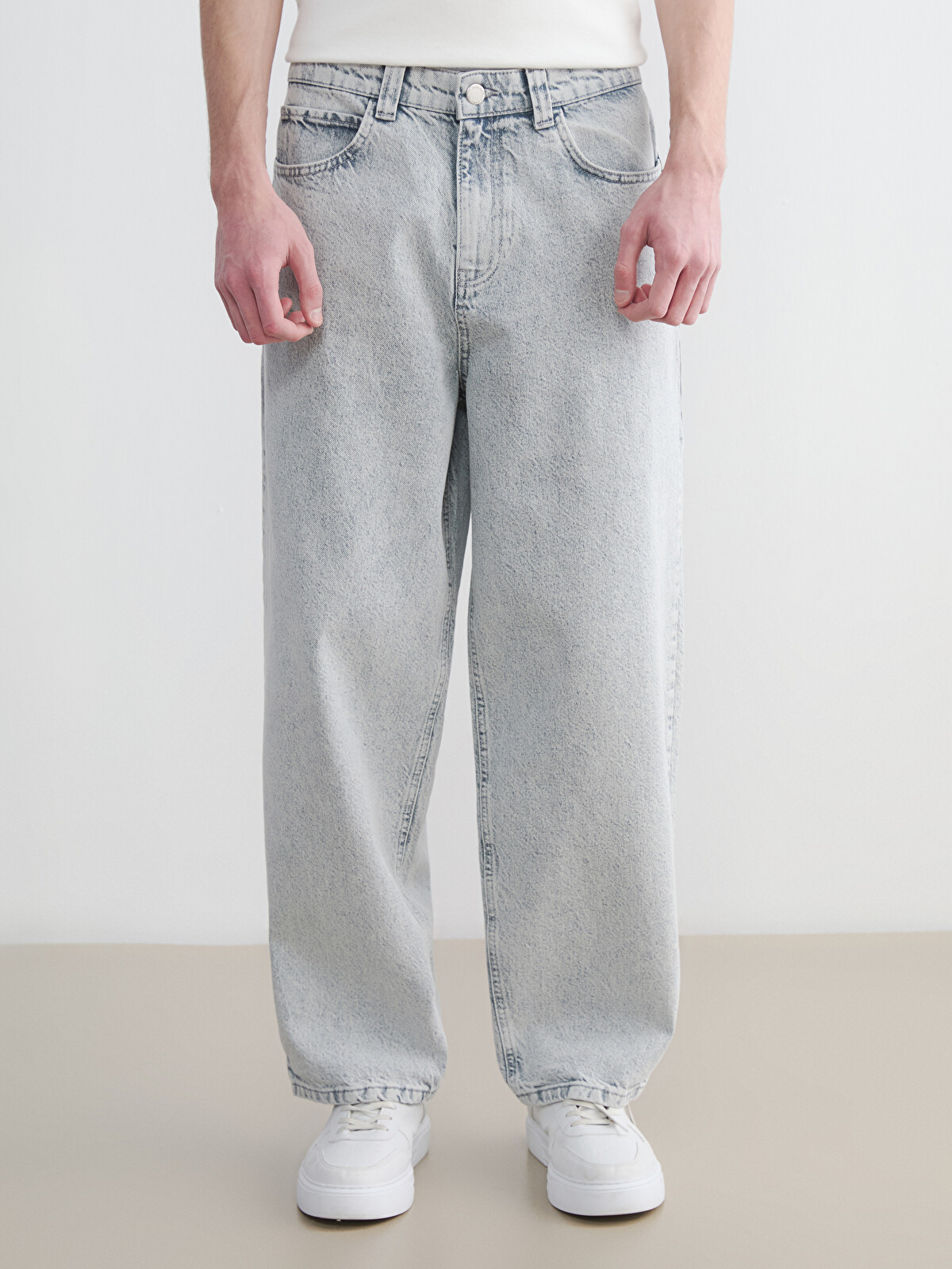 XSIDE 710 Loose Fit Erkek Jean Pantolon - S6IB44Z8-GRD | LC Waikiki