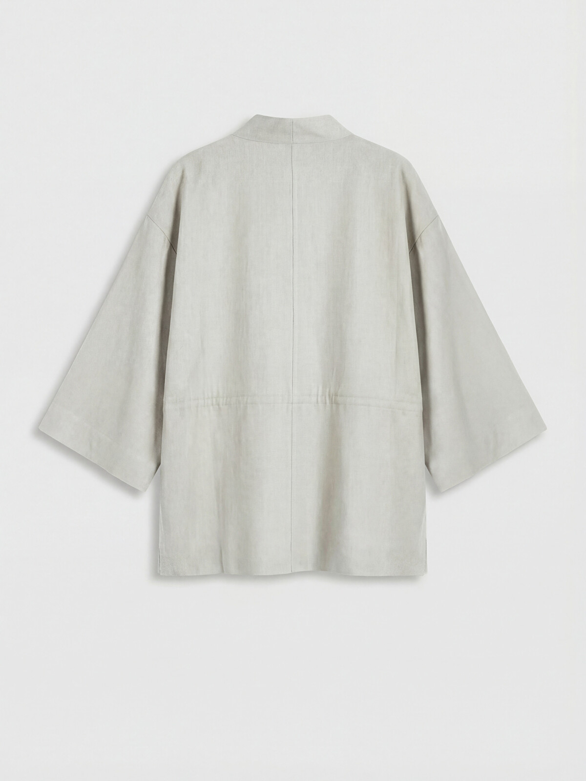 LCW EVERYDAY Shawl Collar Linen Blend Women's Kimono - S6IH99Z8