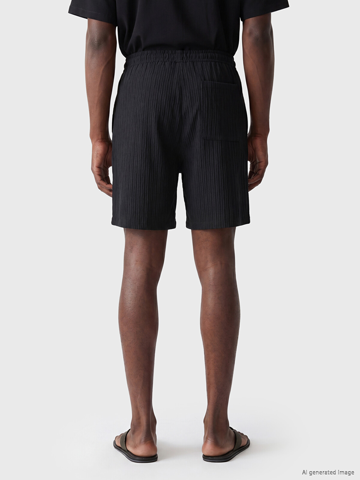 XSIDE Relax Fit Crinkle Men's Shorts - S6J146Z8-RQL | LC Waikiki