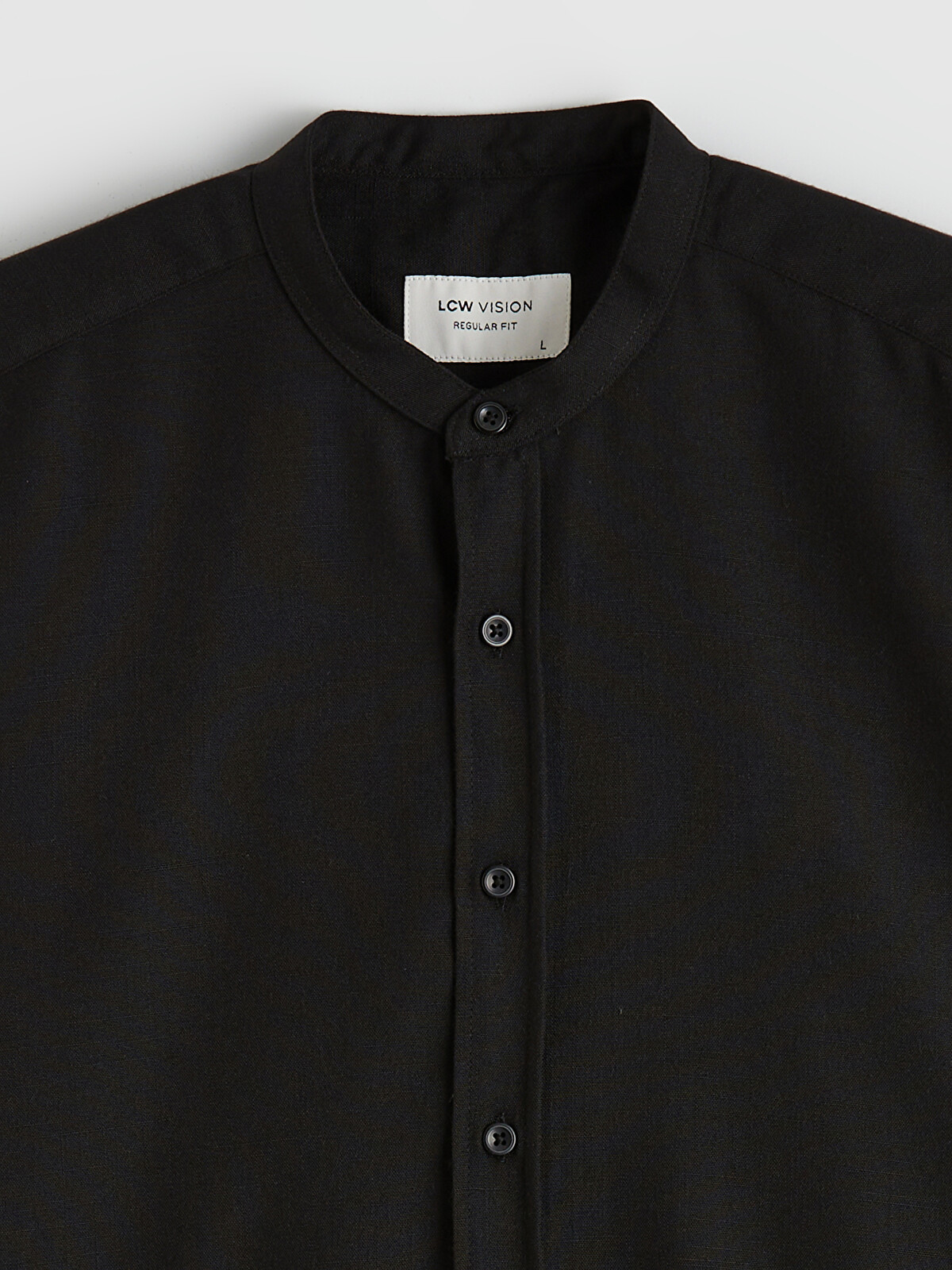 LCW Vision Regular Fit Grandad Collar Men's Shirt - S6JC86Z8-CVL