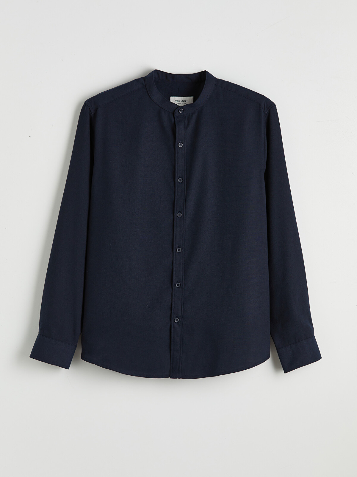 LCW Vision Regular Fit Grandad Collar Men's Shirt - S6JC86Z8-RFH