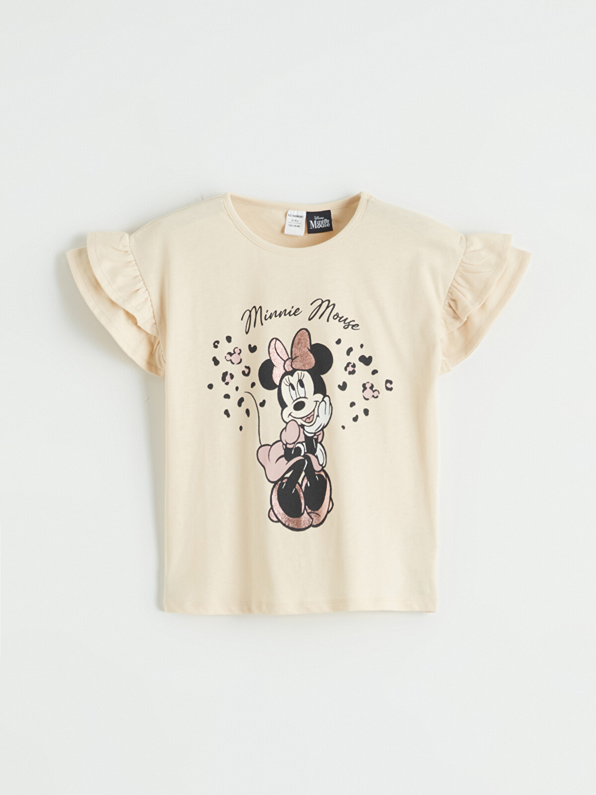 LCW Kids Футболка для девочек с принтом Минни Маус - S6JD88Z1-FWS