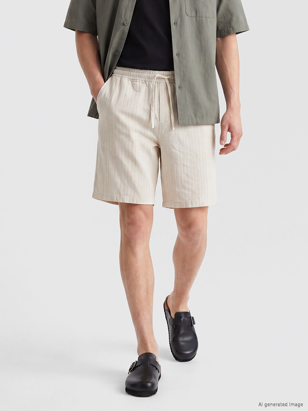 XSIDE Gri Relax Fit Erkek Şort - S6JG44Z8-FYS | LCW