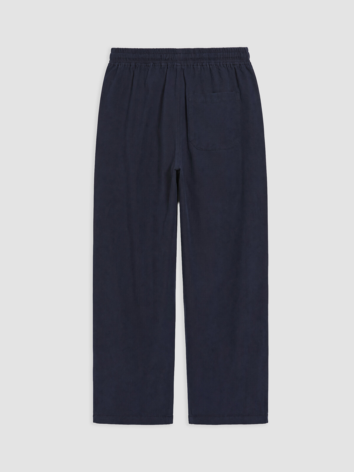 XSIDE Lacivert Loose Fit Keten Görünümlü Erkek Pantolon - S6JH43Z8