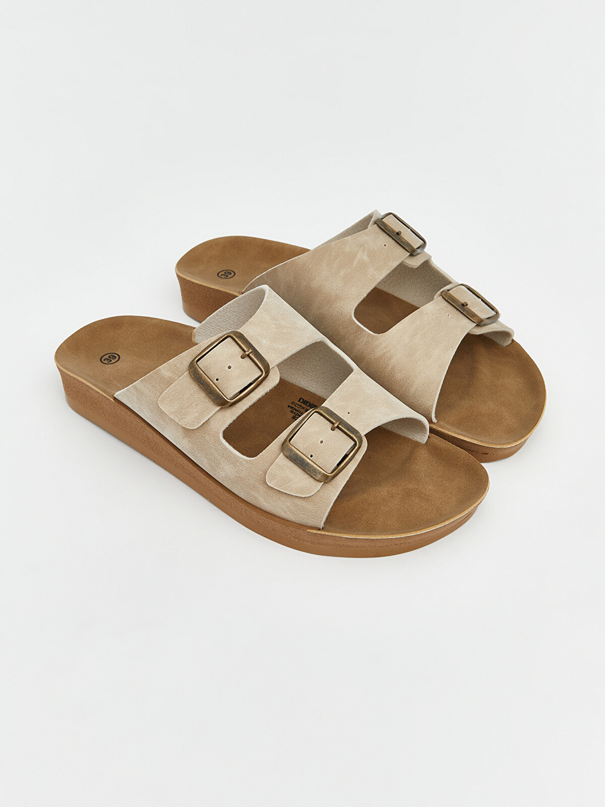 LCW STEPS Double Strap Adjustable Women's Slider - S6JM34Z8-YJZ