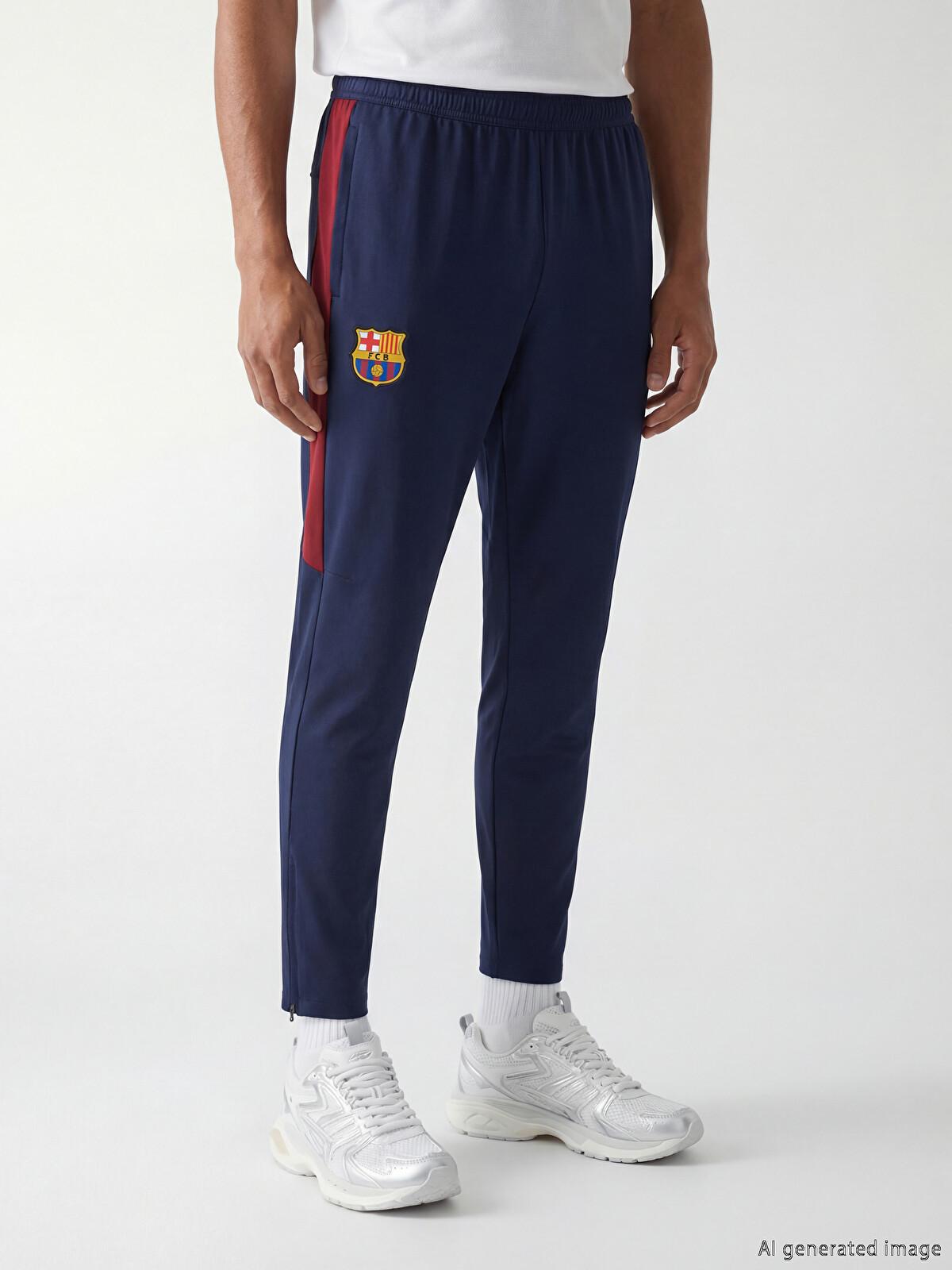 XSIDE ACTIVE Regular Fit Barcelona Embroidered Men's Sweatpants
