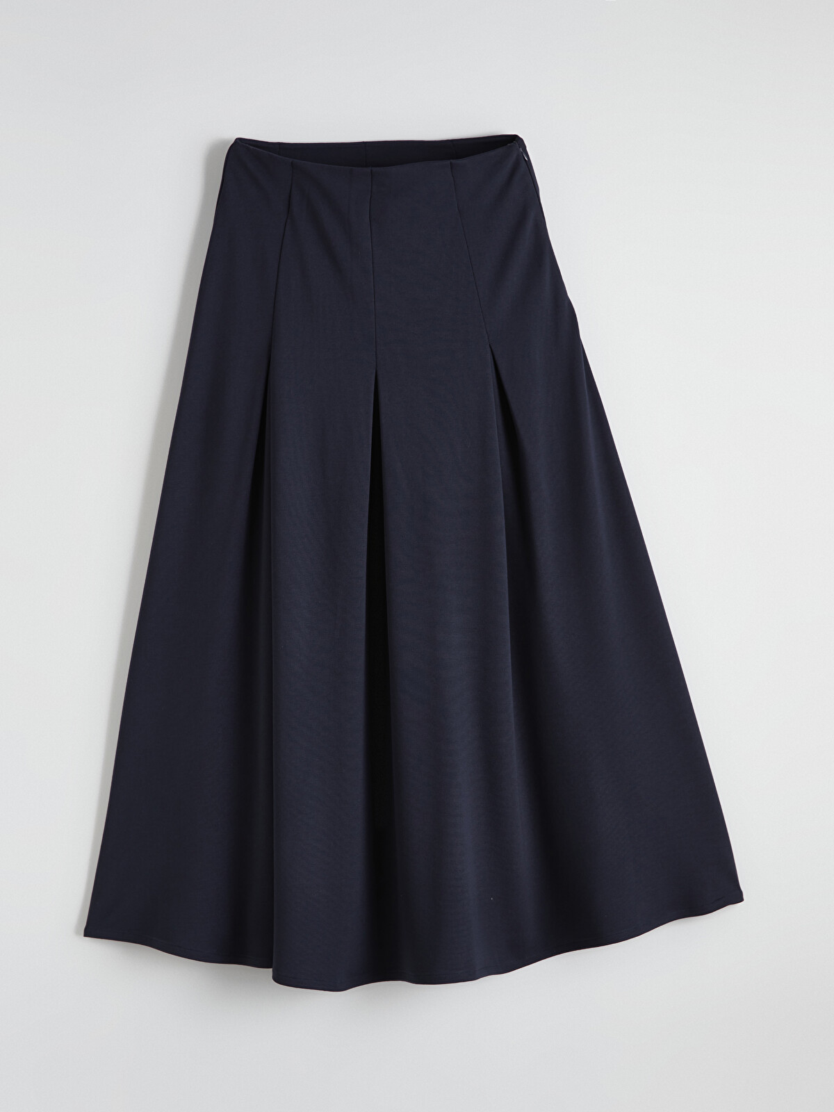 LCW STUDIO Pleated Skirt With A Zipped Waist - S6JN51Z8-R4J | LC