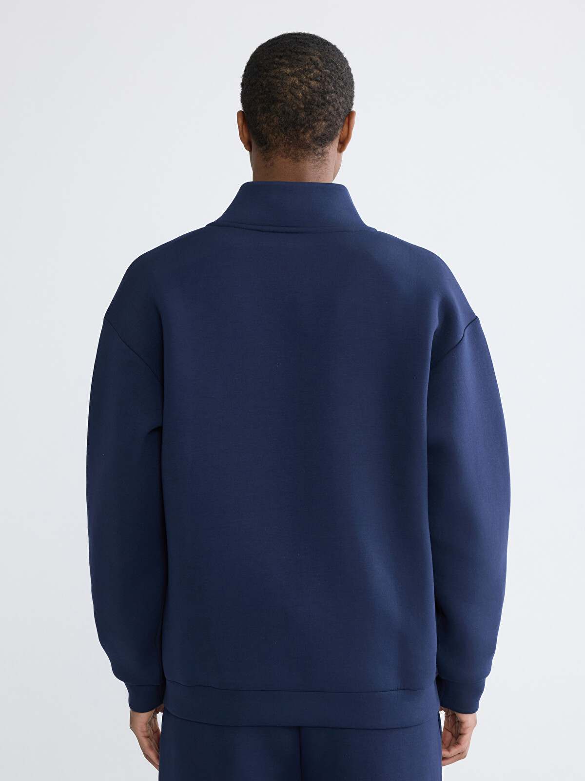 XSIDE Relaxed Fit Mock Neck Men's Zip-Up Sweatshirt - S6JS32Z8-J2Y