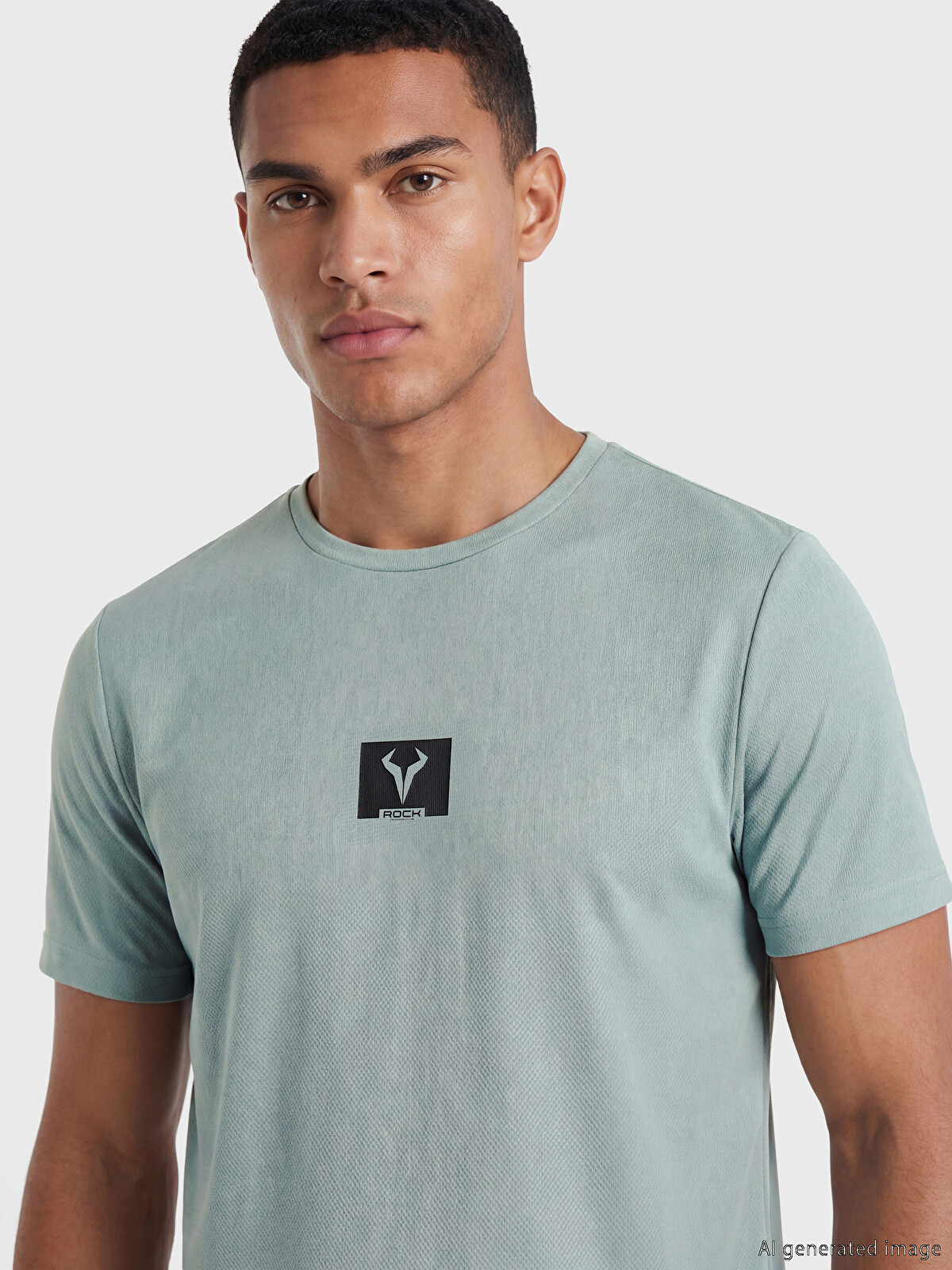 XSIDE ACTIVE Crew Neck Printed Men's Sports T-shirt - S6K092Z8-GD2