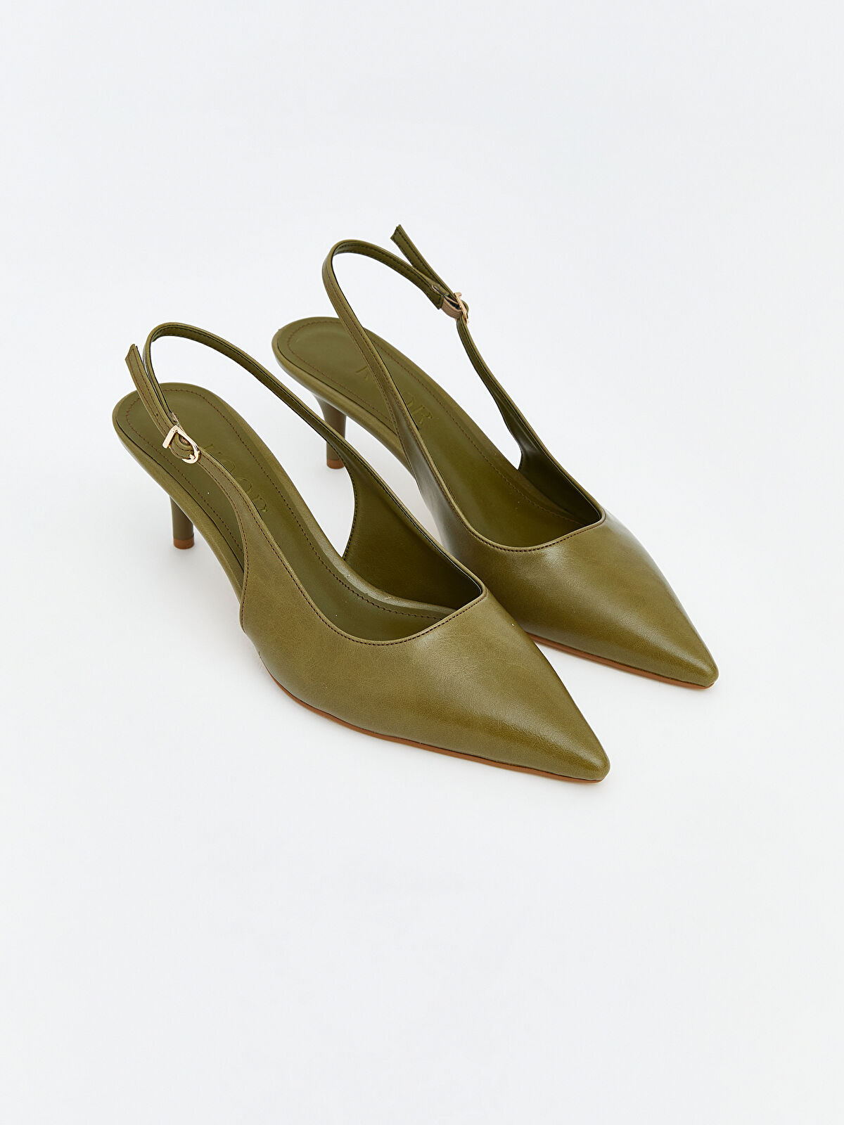 KOOR Yeşil Sivri Burun Kadın Topuklu Ayakkabı - S6K186Z8-SPU | LCW