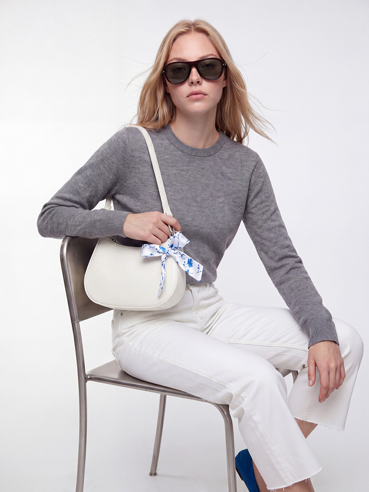 バッグ 19 LCW ACCESSORIES Scarf Accessorized Women's Shoulder Bag - S6K700Z8