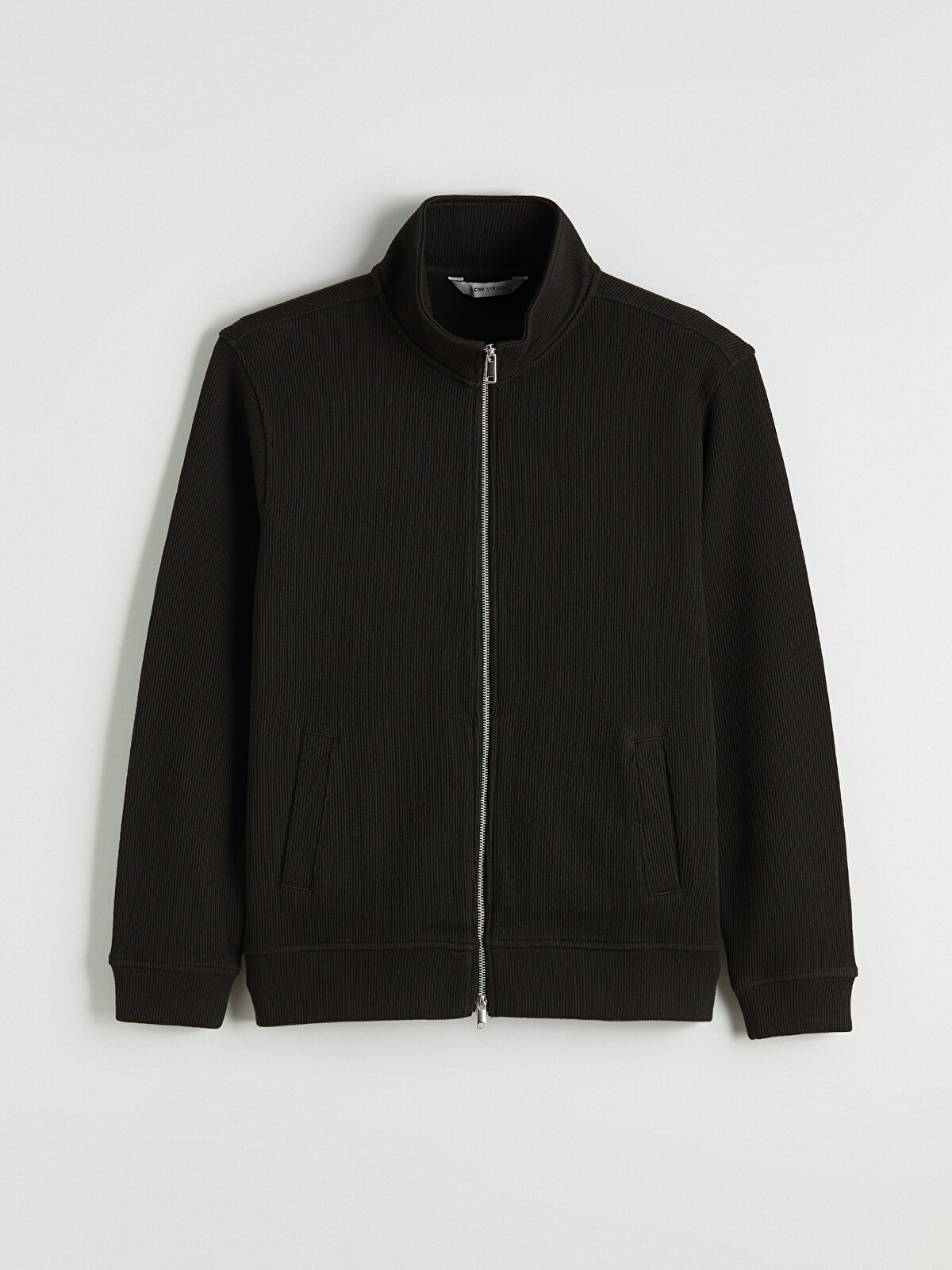 LCW Vision Mock Neck Men's Zip-up Sweatshirt - S6K841Z8-HDW | LC