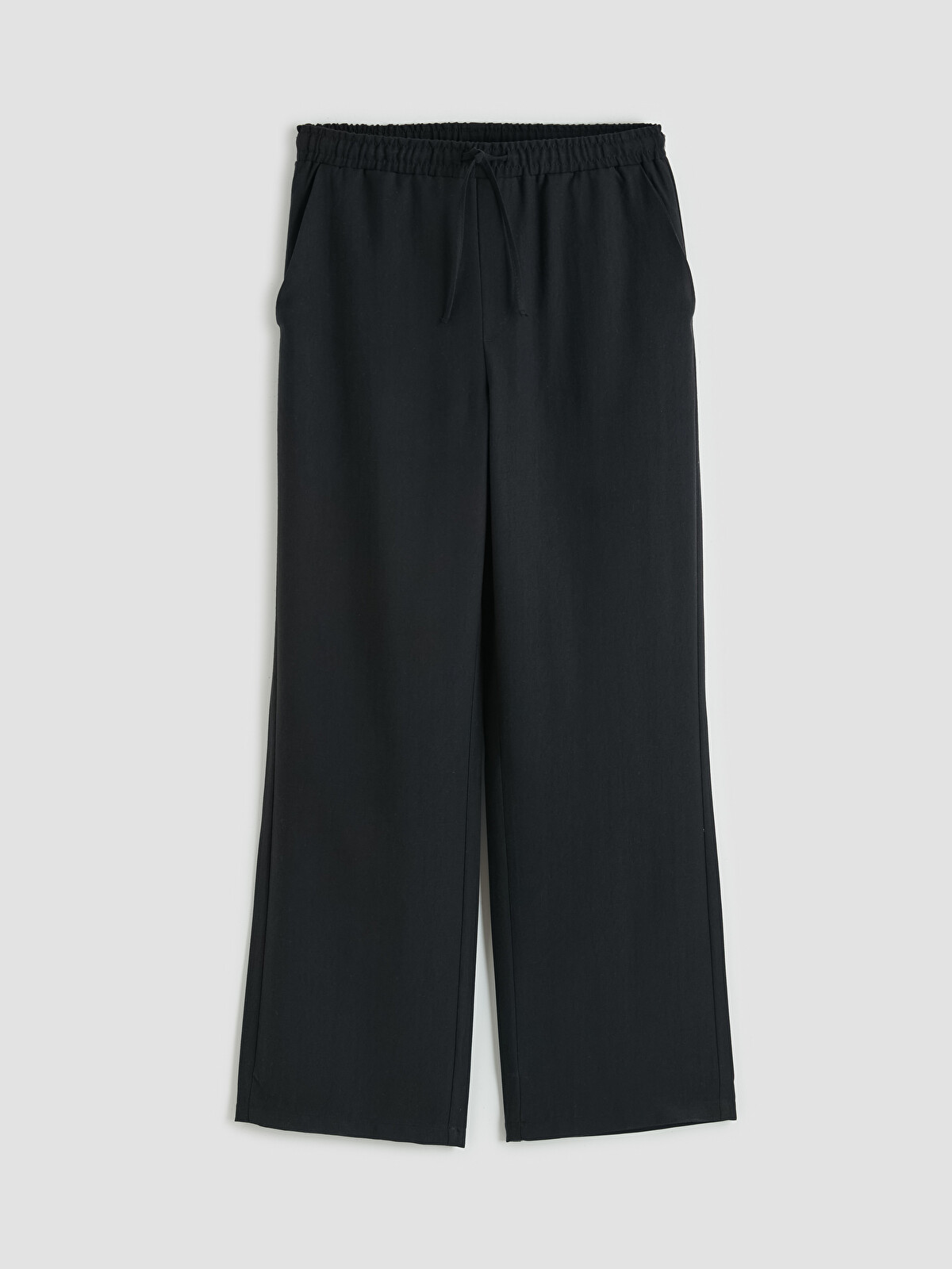XSIDE Elastic Waist Wide Leg Women's Trousers - S6K921Z8-CVL | LC
