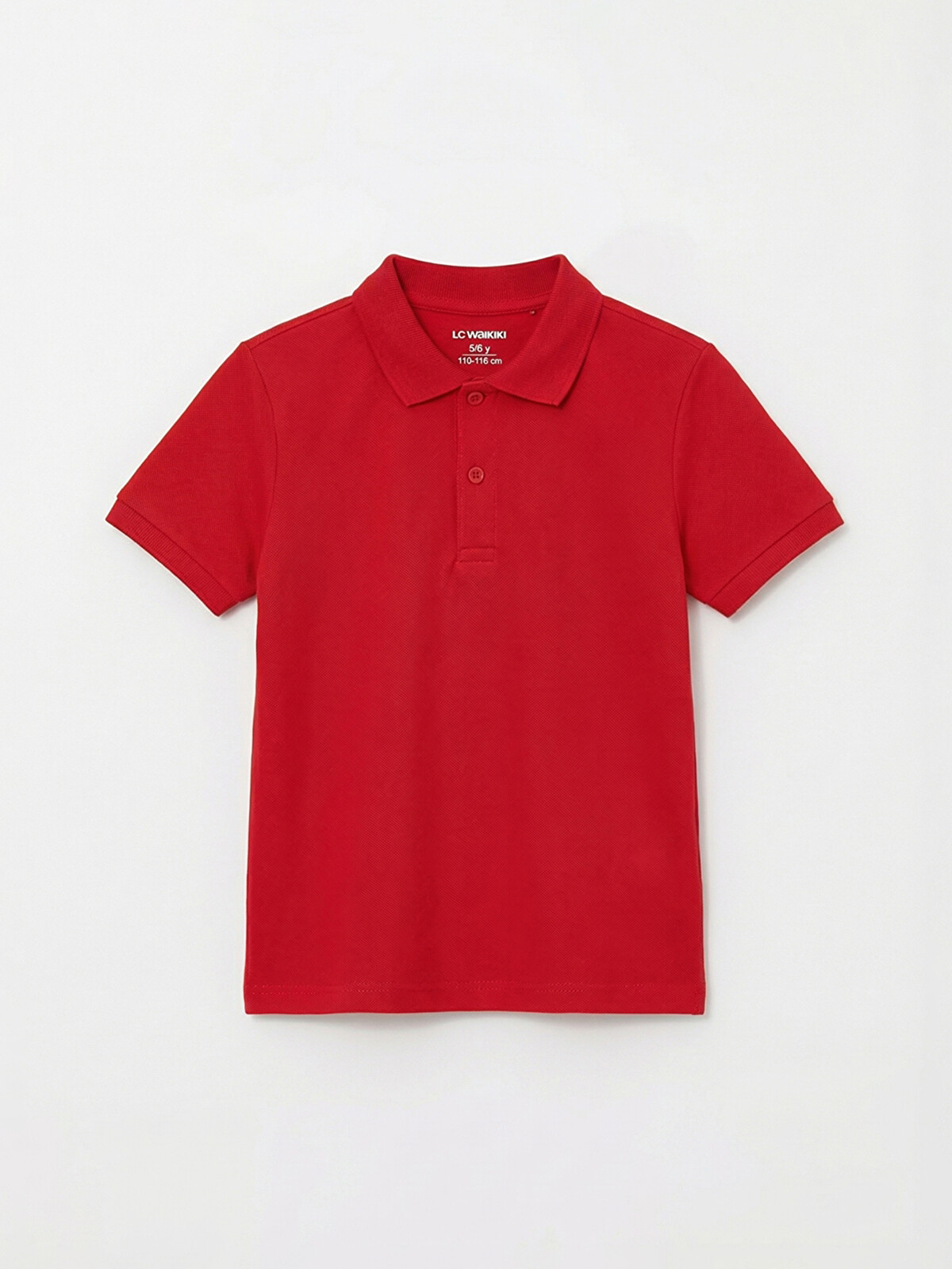 LCW Kids Kırmızı Polo Yaka Erkek Çocuk Pike Tişört - S6KG11Z1-HPM