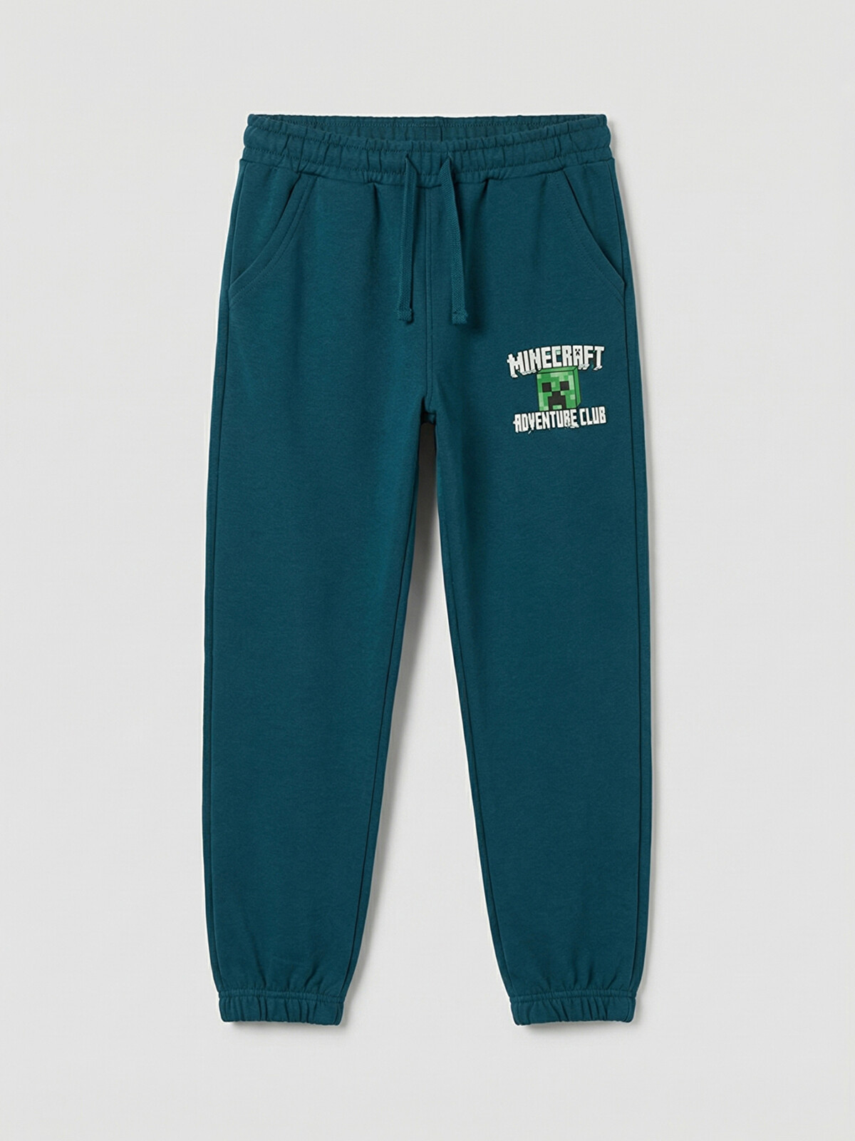 LCW Kids Petrol Minecraft Baskılı Erkek Çocuk Jogger Eşofman Altı