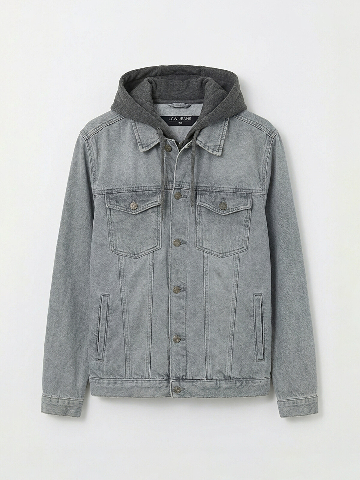 LCW Jeans Gri Standart Kalıp Erkek Jean Ceket - S6KL11Z8-GRD | LCW