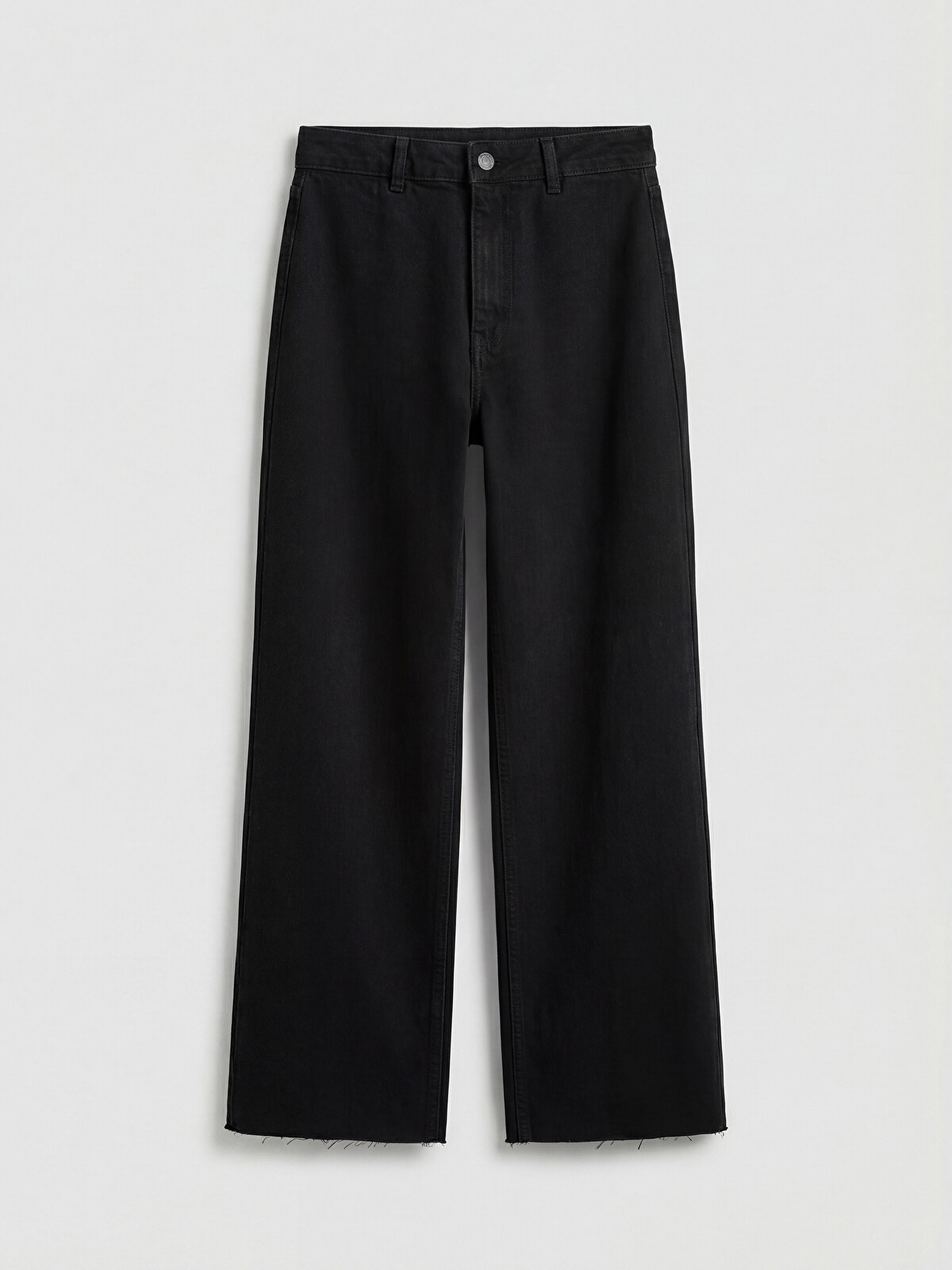 LCW Modest Siyah Wideleg Kadın Jean Pantolon - S6KR28Z8-326 | LCW