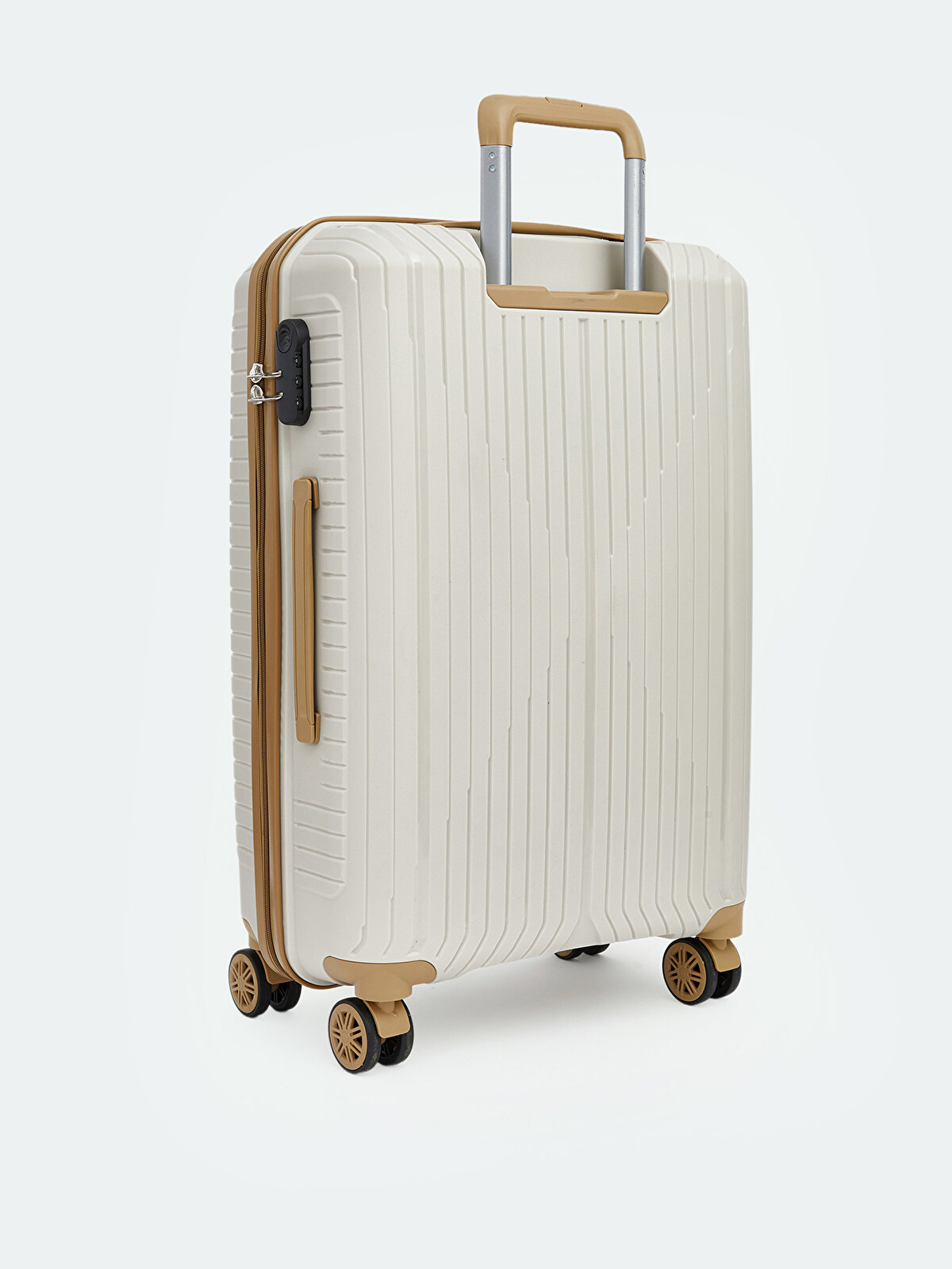 LCW JOY Lock Detailed Large Size Suitcase - S6KS70Z8-K6V | LC Waikiki