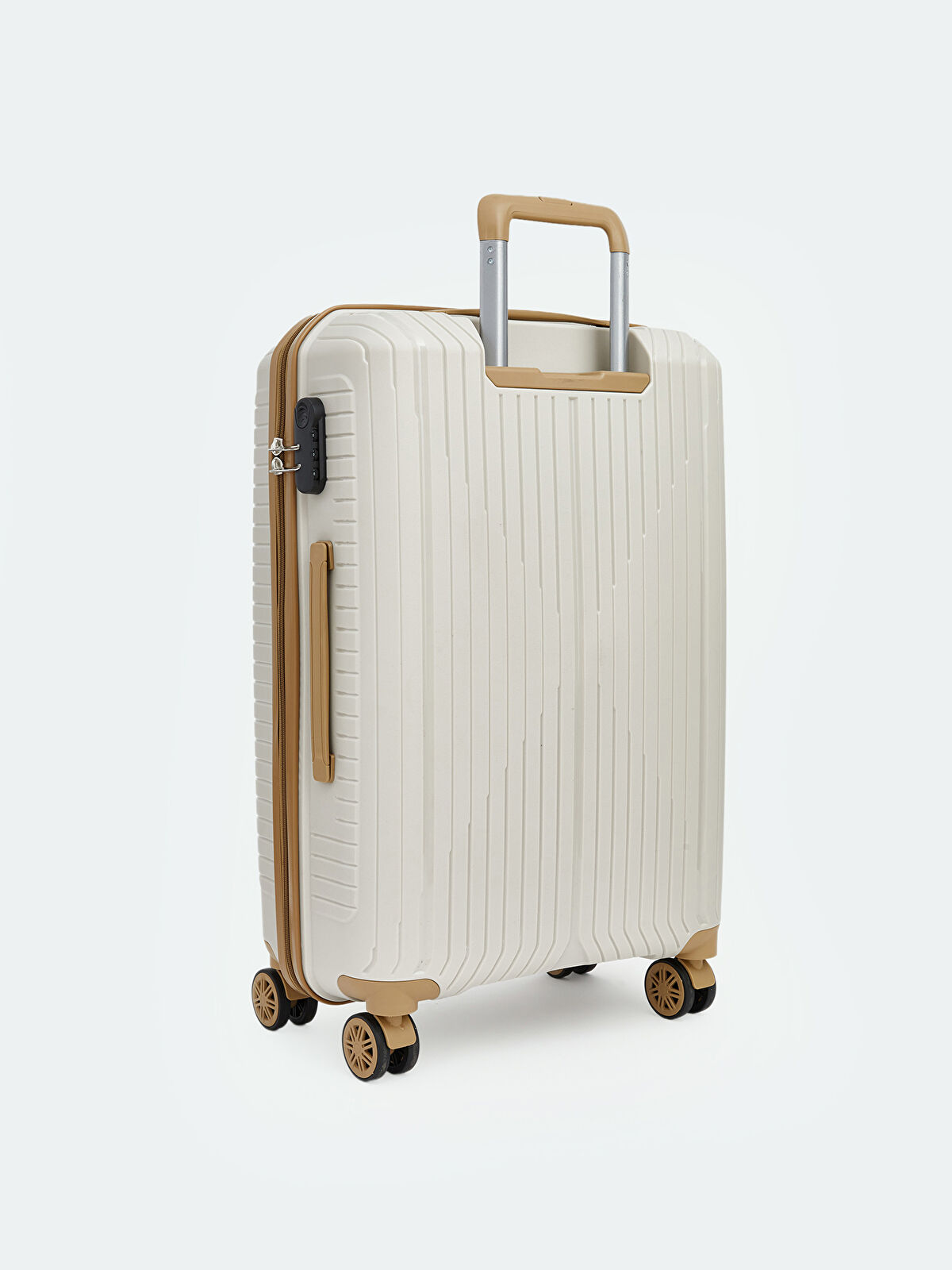 LCW JOY Lock Detailed Medium Size Suitcase