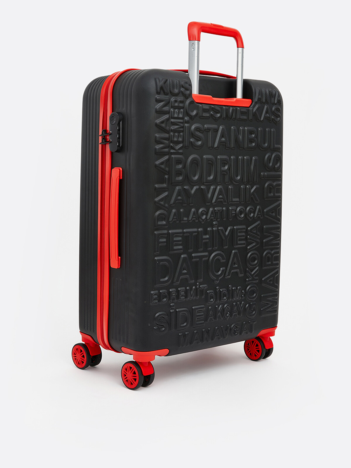 LCW JOY Lock Detailed Large Size Suitcase - S6KS73Z8-CVL | LC Waikiki