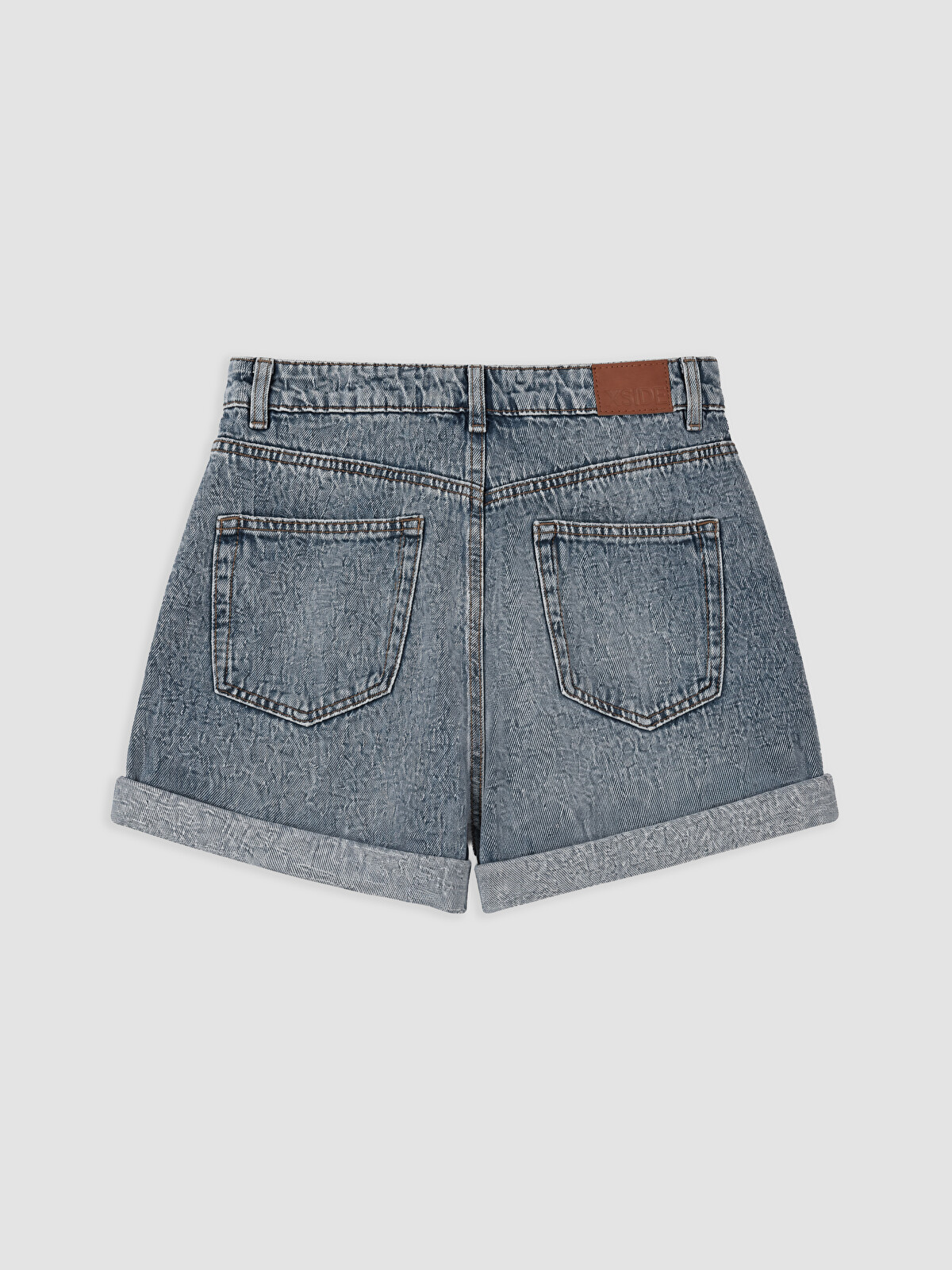 XSIDE High Waisted Women's Denim Shorts - S6L142Z8-J0N | LC Waikiki