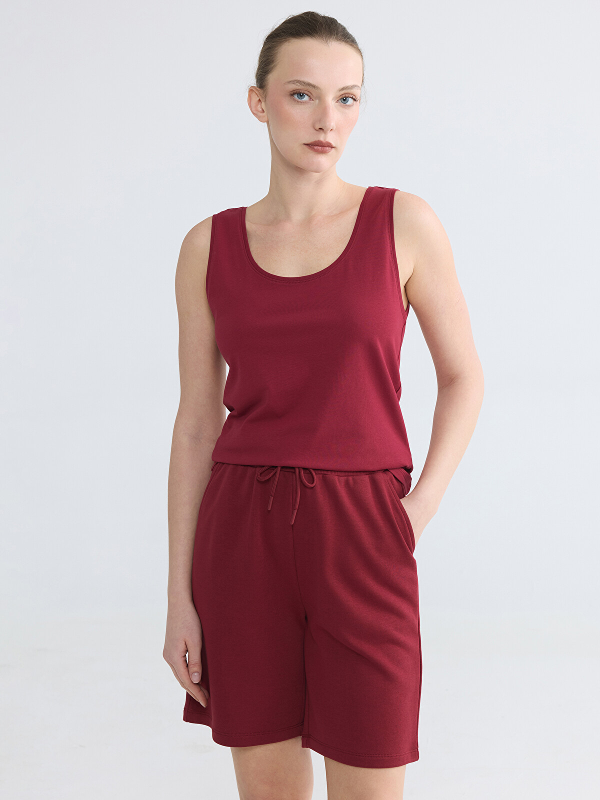 LCW EVERYDAY Débardeur Femme à Encolure U