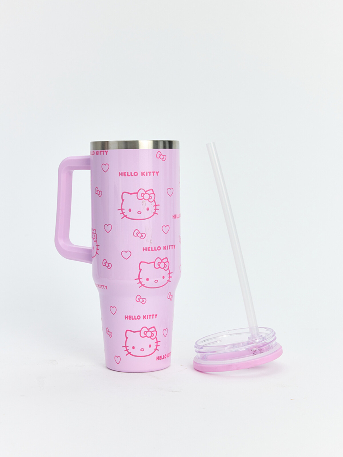 LCW JOY Hello Kitty Baskılı Kulplu Matara Bardak 1200 Ml