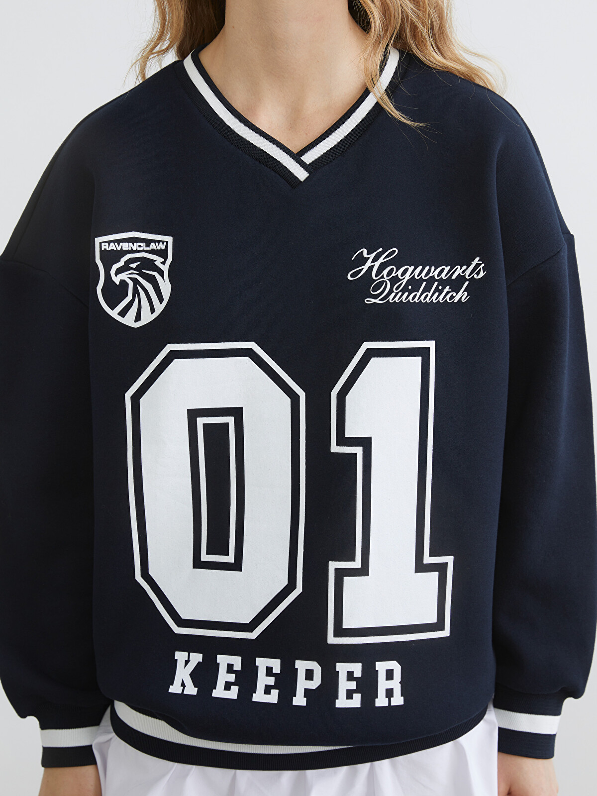 XSIDE Harry Potter Baskılı Kadın Kalın Sweatshirt - S6L759Z8-ZEL