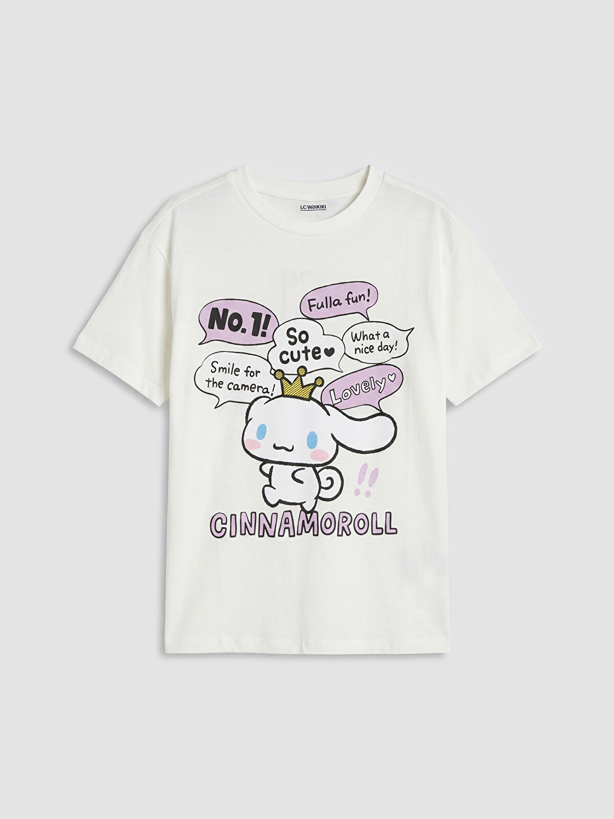 LCW Kids Cinnamoroll Printed Girls' T-shirt - S6L914Z4-R9J | LC