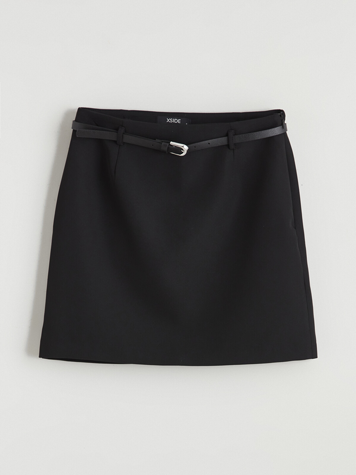 XSIDE Belted Mini Skirt - S6L969Z8-CVL | LC Waikiki