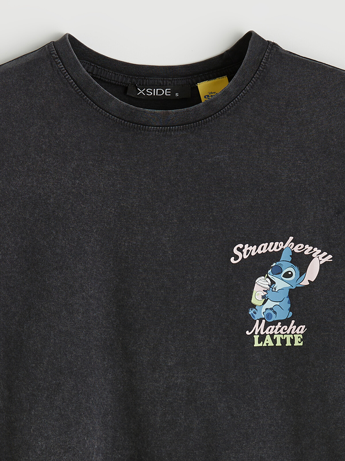 XSIDE Stitch Baskılı Kadın Tişört - S6LB38Z8-VDL | LC Waikiki