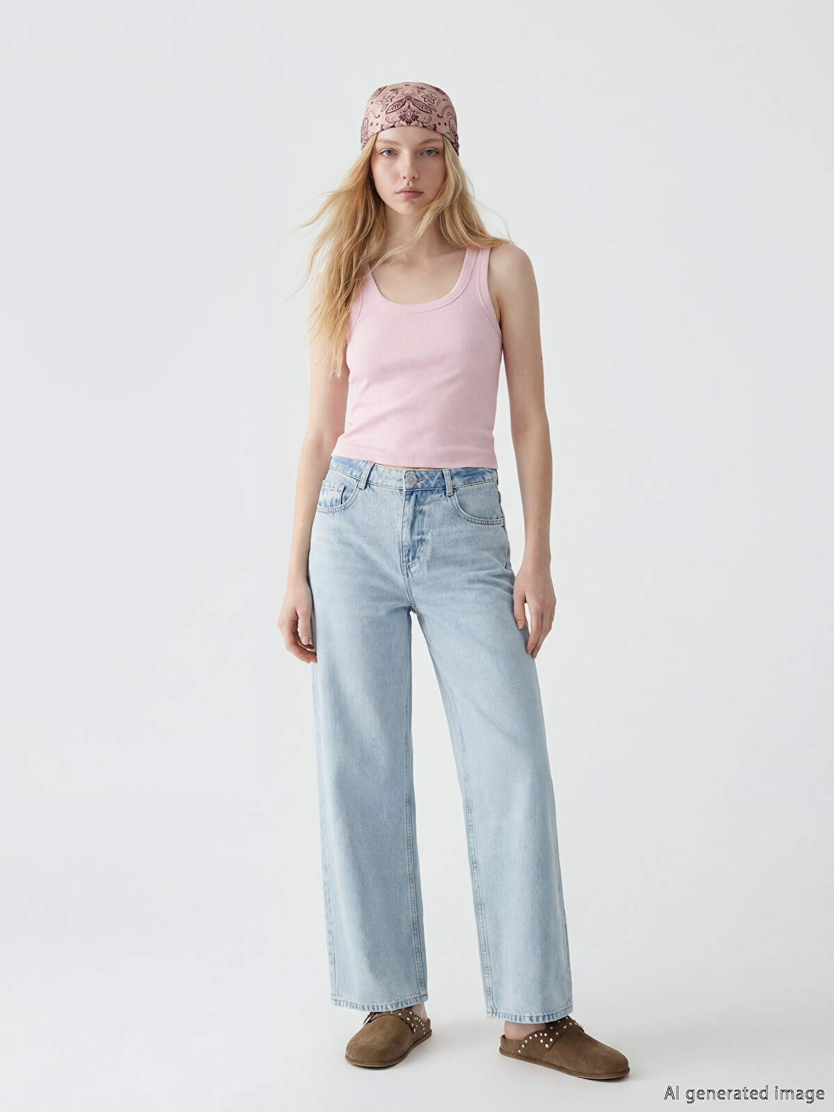XSIDE Wideleg Kadın Jean Pantolon - S6LC48Z8-S1D | LC Waikiki