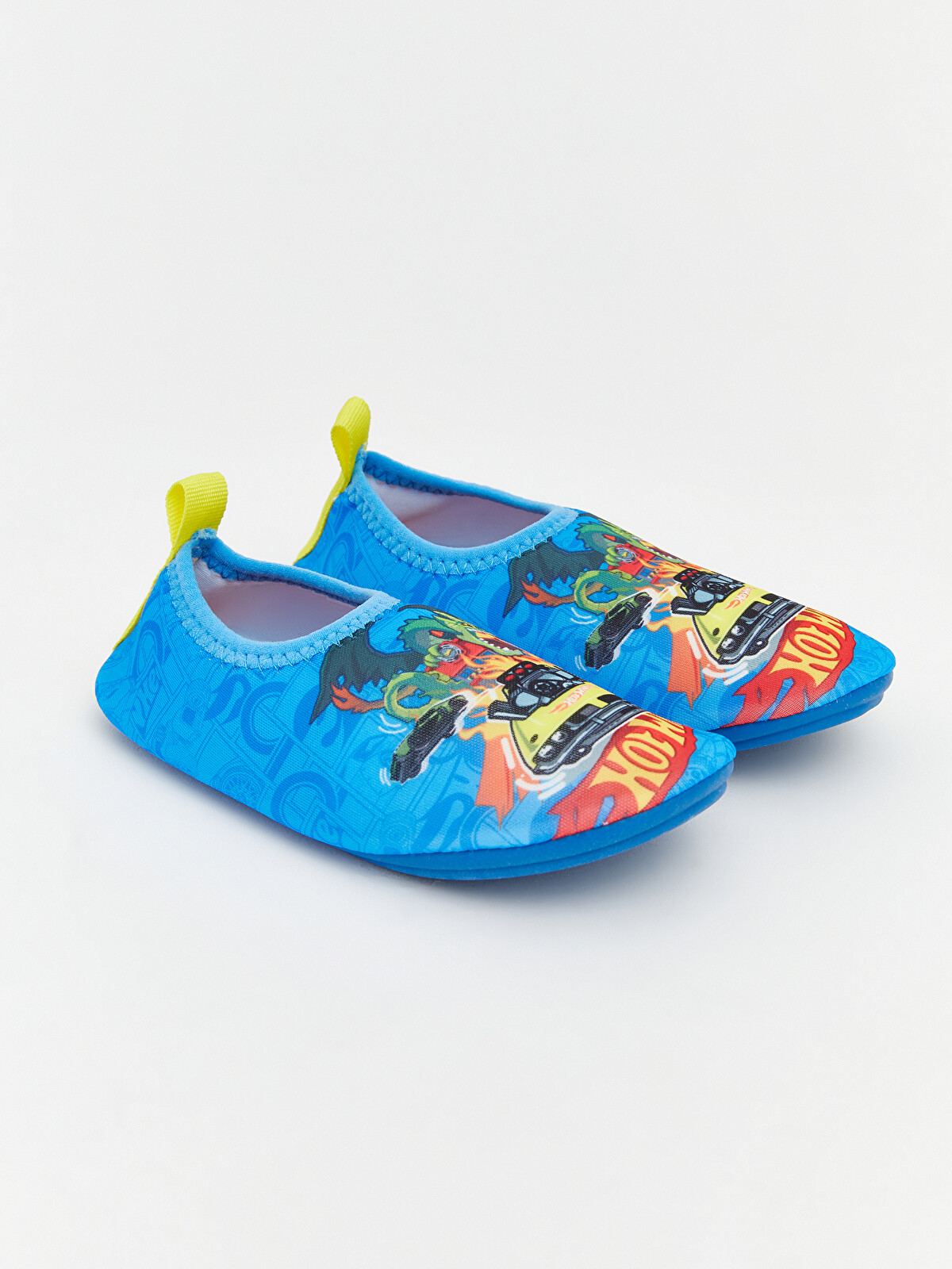 LCW STEPS Hot Wheels Baskılı Erkek Çocuk Deniz Ayakkabısı