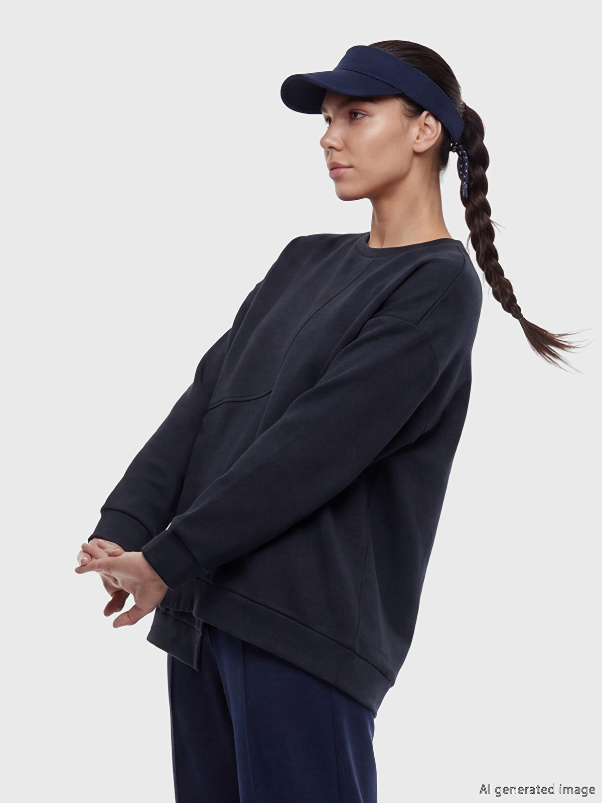KOOR SPORT Soft Touch Oversize Kadın Sweatshirt