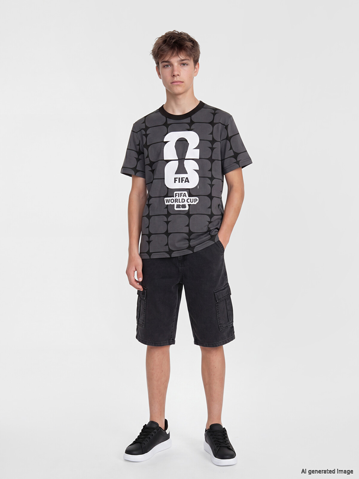 LCW Kids Tricou Antracit Băiat - S6LM25Z4-LQ9 | LC Waikiki
