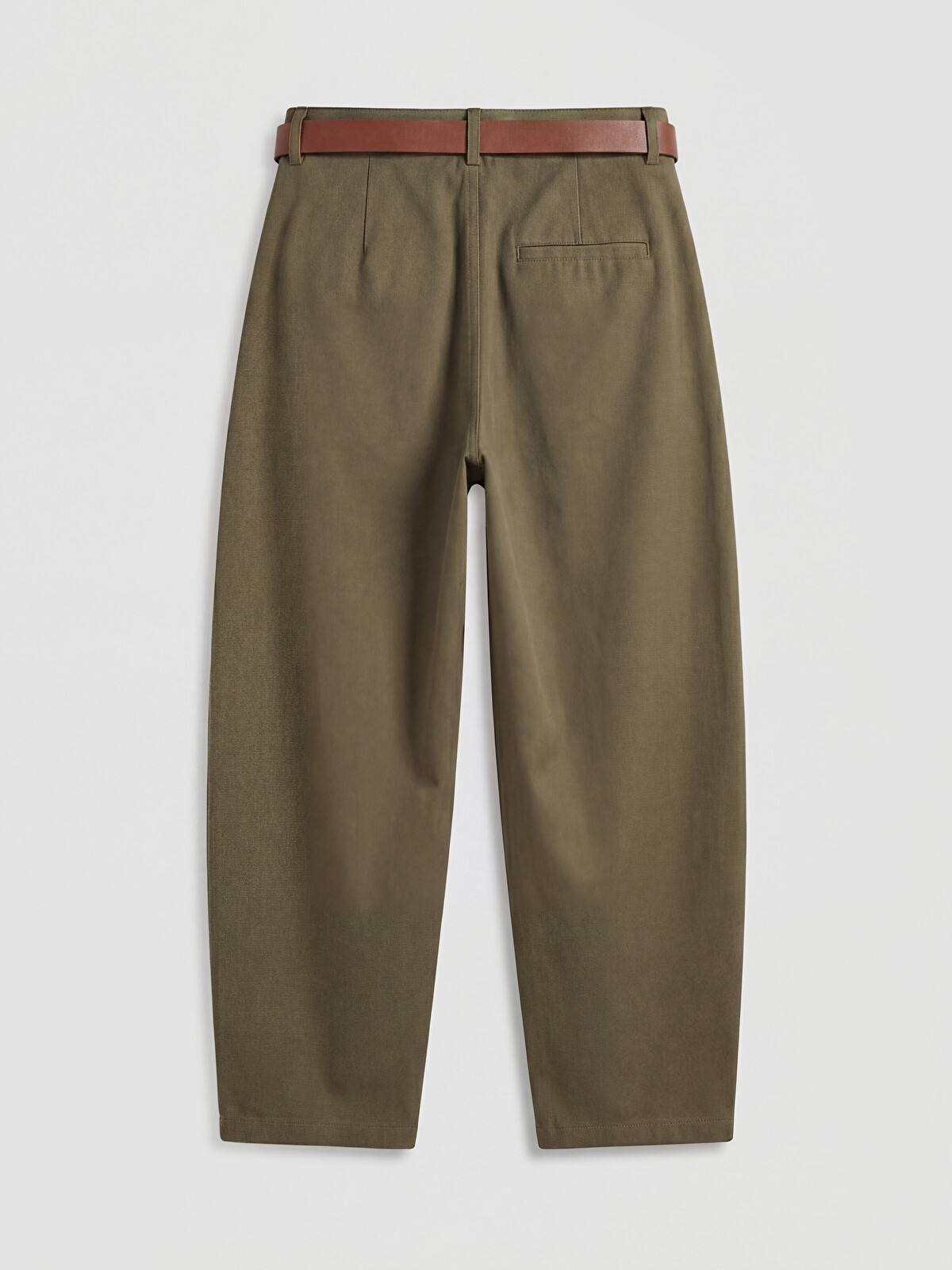 LCW Vision Belted Gabardine Women's Trousers - S6LN15Z8-ZNA - LC