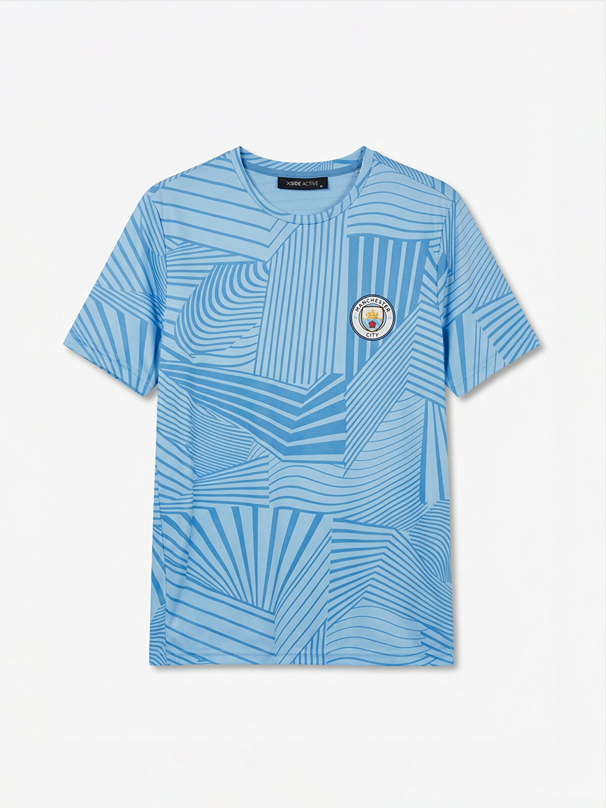 XSIDE ACTIVE Bisiklet Yaka Manchester City Baskılı Erkek Spor