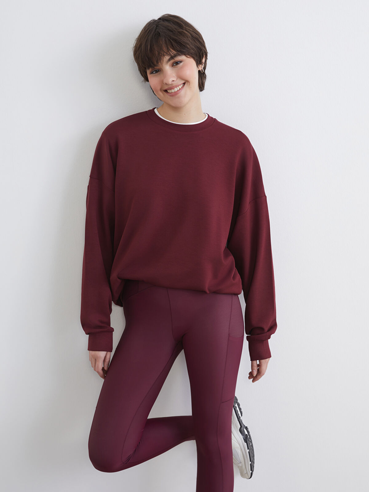 XSIDE Soft Touch Oversize Kadın Sweatshirt