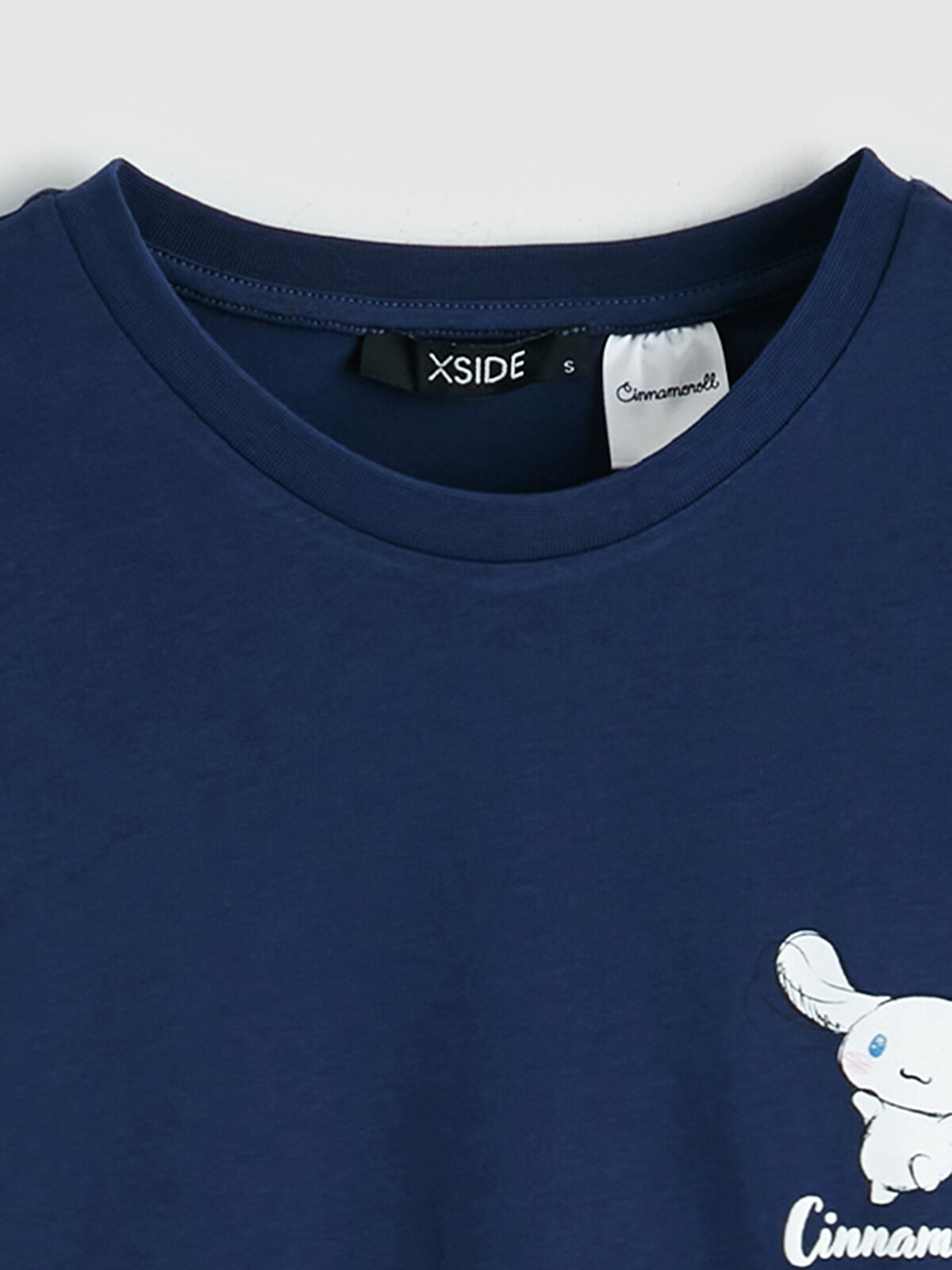 XSIDE Bisiklet Yaka Cinnamoroll Baskılı Kadın Tişört - S6LS21Z8