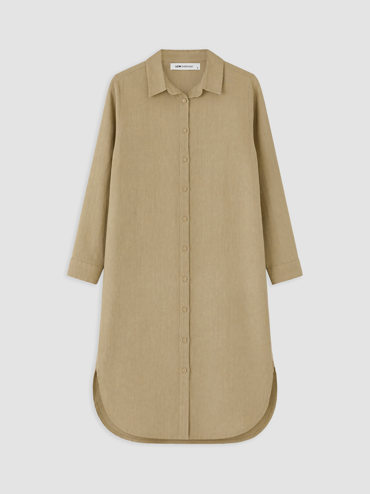 LCW EVERYDAY Tunike këmishë lino oversize 100% për gra