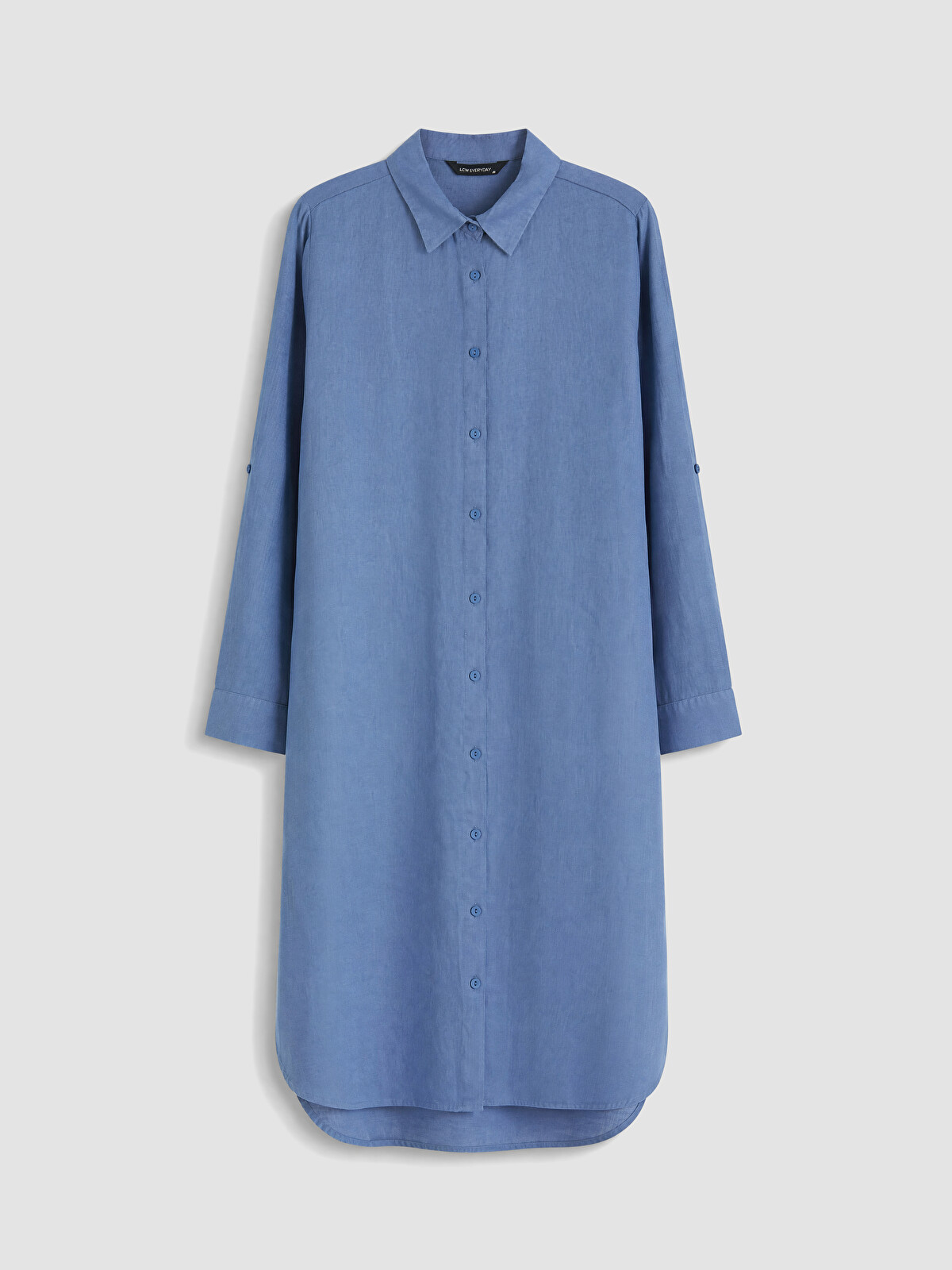 LCW EVERYDAY Tunikë këmishë lino oversize 100% për gra