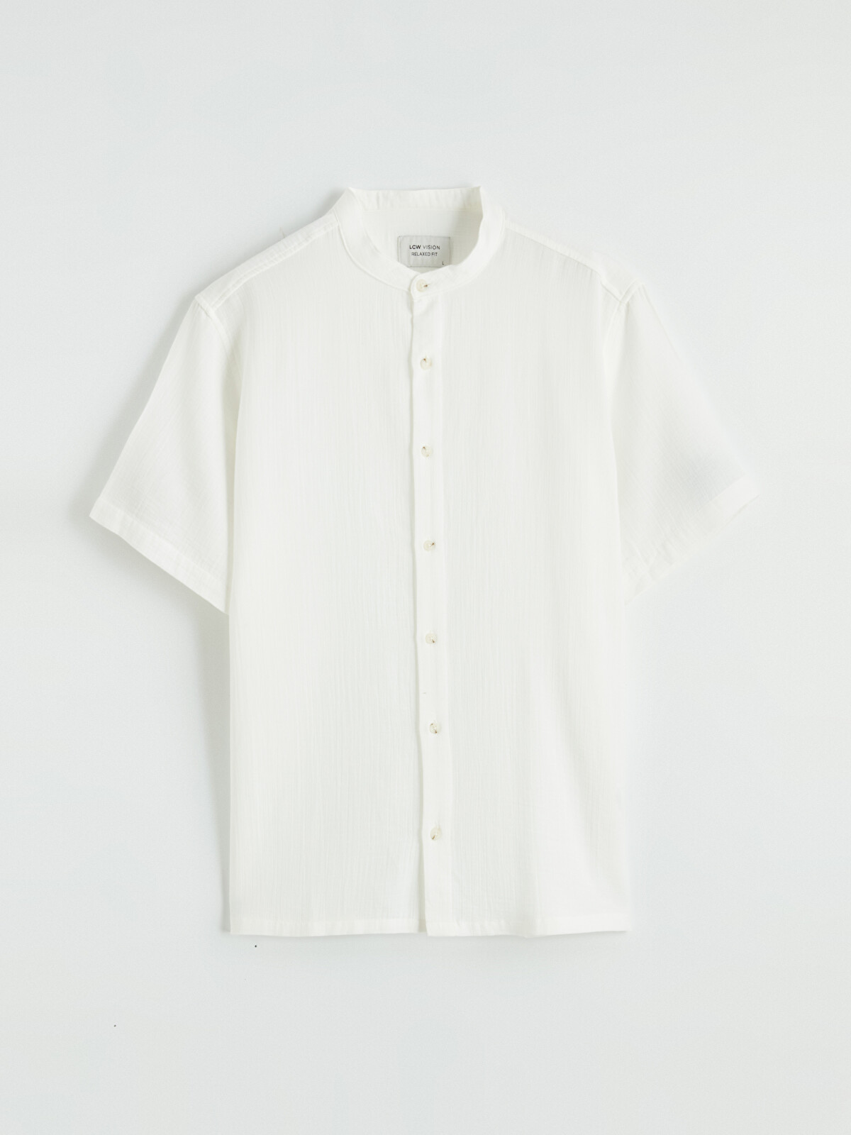 LCW Vision Regular Fit Muslin Men's Basic Shirt - S6M325Z8-R9J