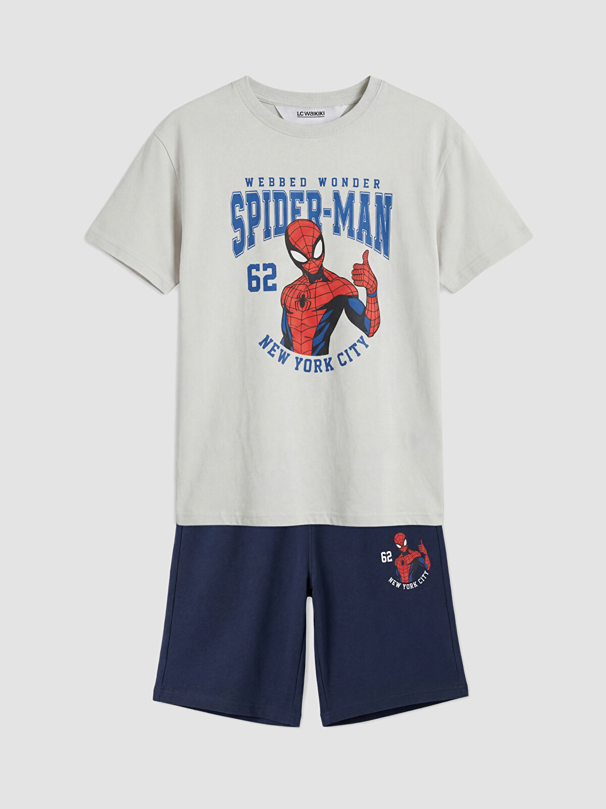 LCW Kids Ensemble De Shorts Garçon Imprimé Spider-man - S6M820Z4