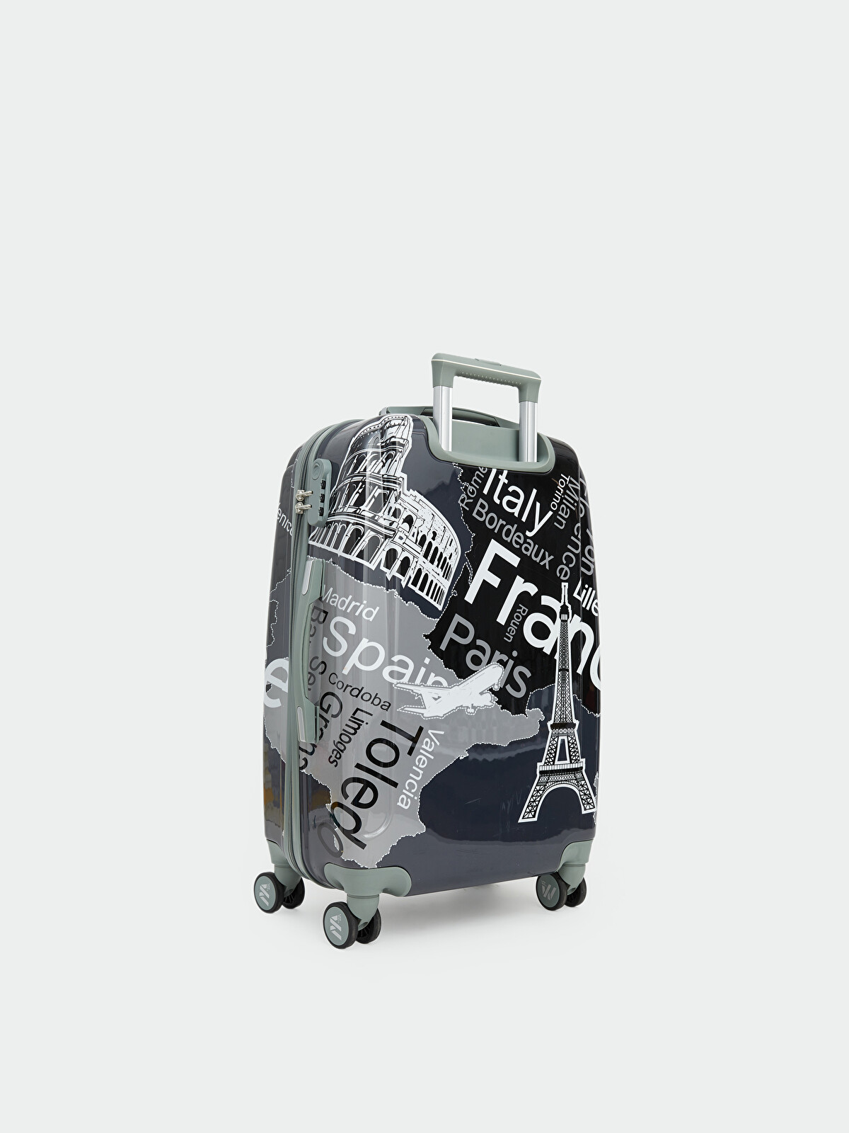 LCW JOY City Printed Cabin Size Suitcase - S6MB65Z8-M0T | LC Waikiki
