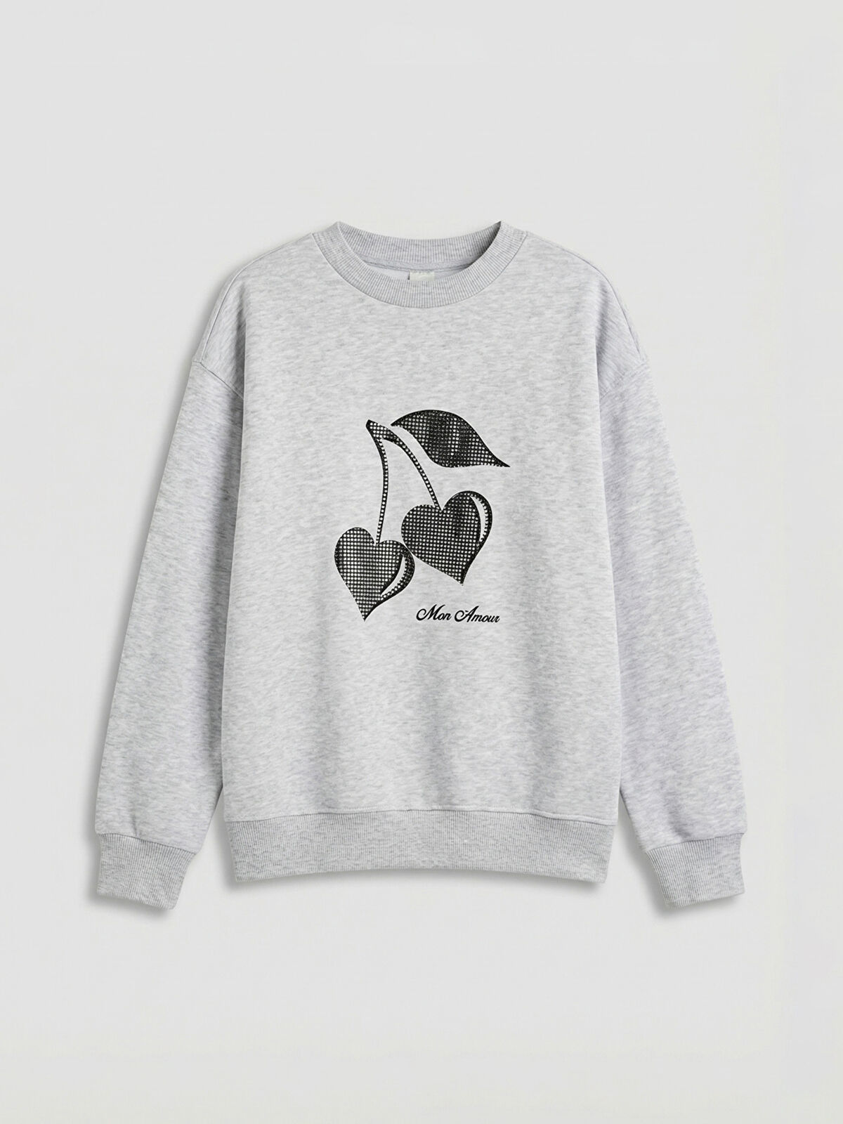 LCW Kids Baskılı Kız Çocuk Kalın Sweatshirt