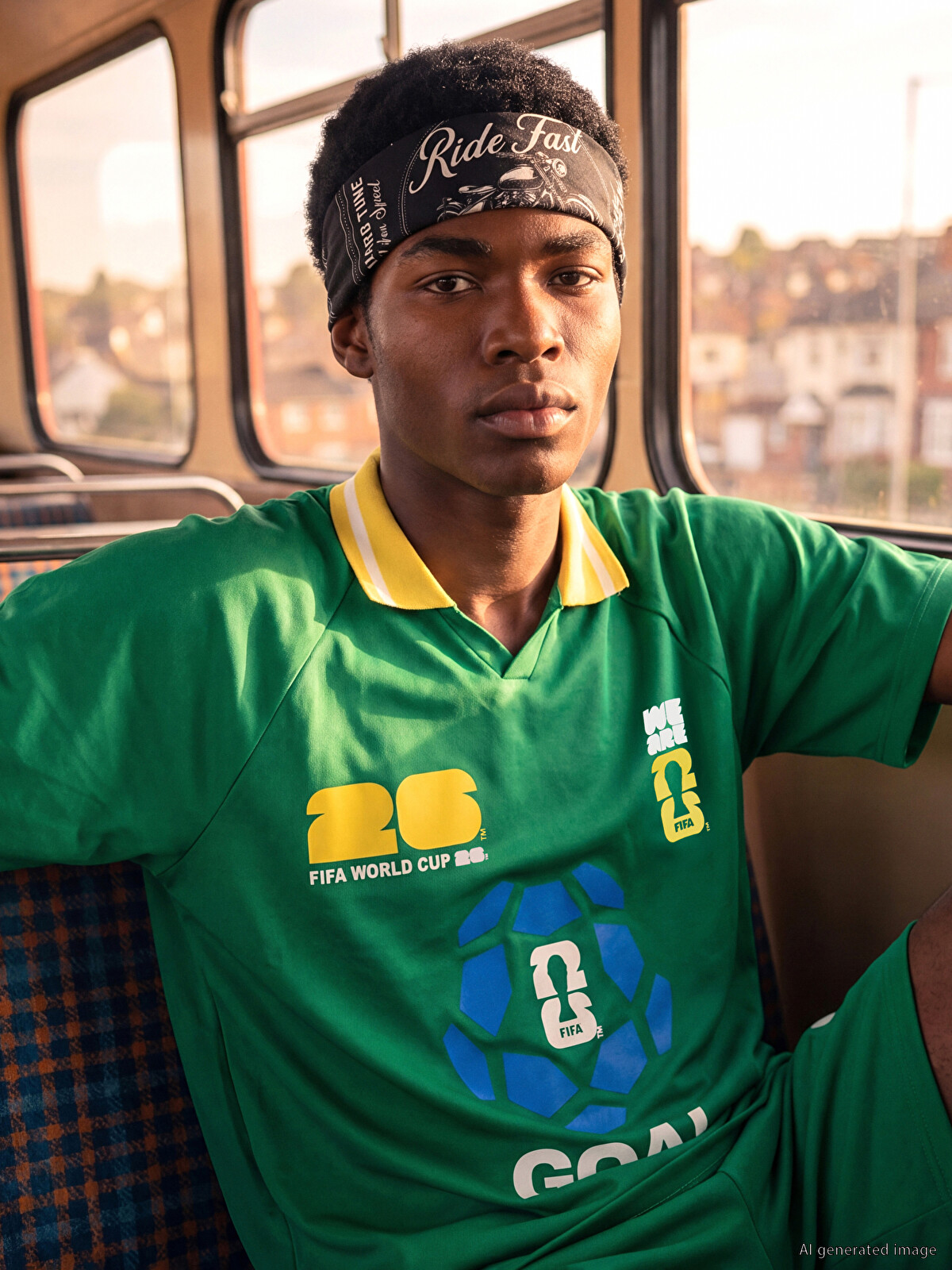 XSIDE Polo Collar Fifa 2026 World Cup Printed Men's T-shirt