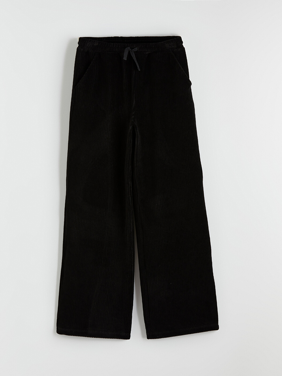 LCW Kids Girls' Velvet Sweatpants with Elastic Waistband