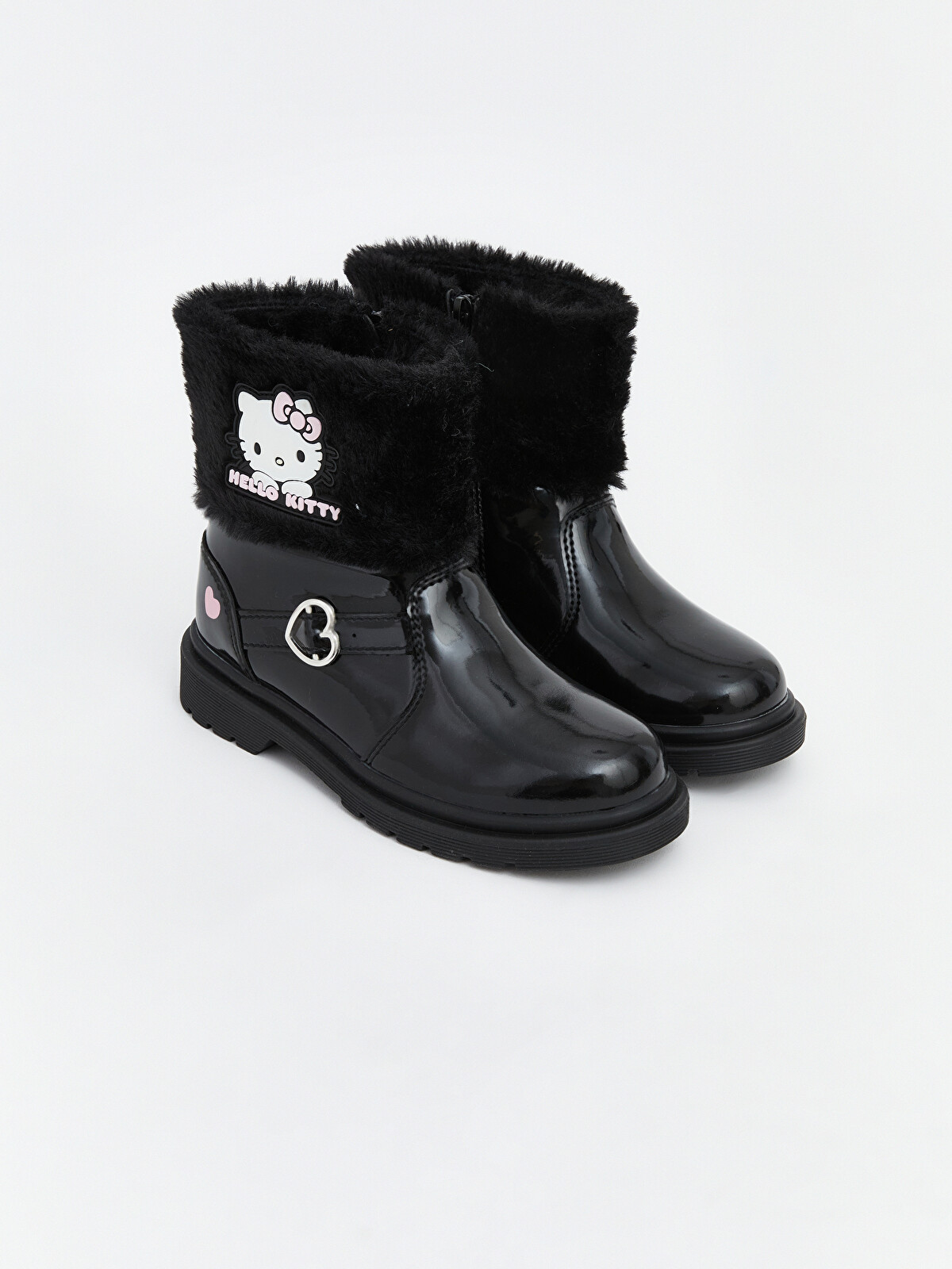 LCW STEPS Hello Kitty Printed Faux Fur Lined Baby Girls' Boots