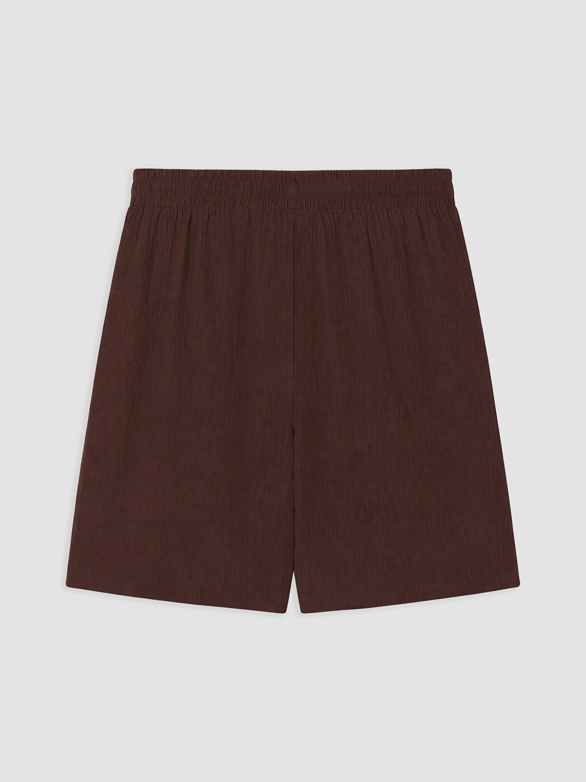LCWAIKIKI Classic Elastic Waist Textured Women's Shorts - S6N185Z8